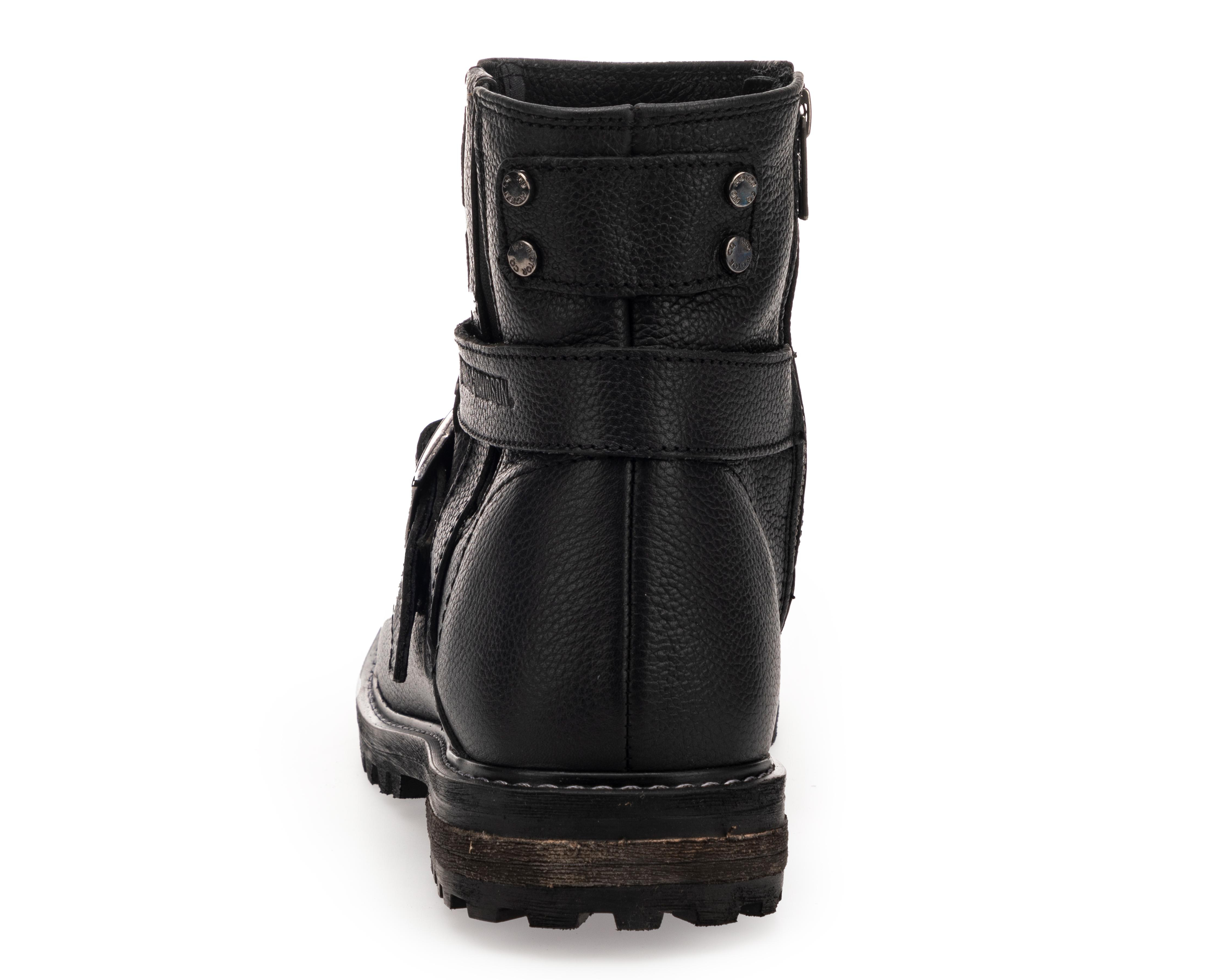 Foto 7 pulgar | Botas Biker Harley Davidson de Piel para Hombre