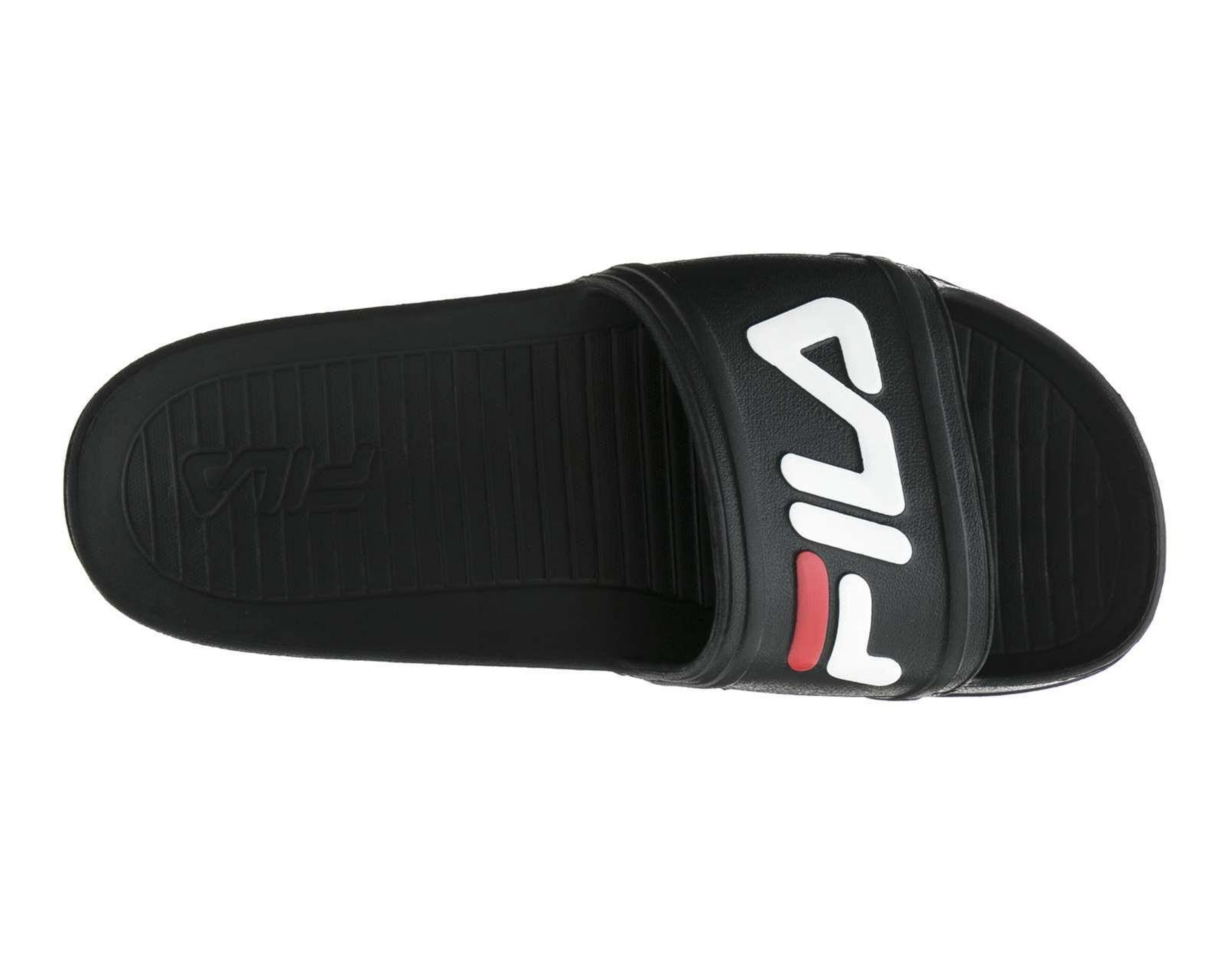 chanclas fila rojas