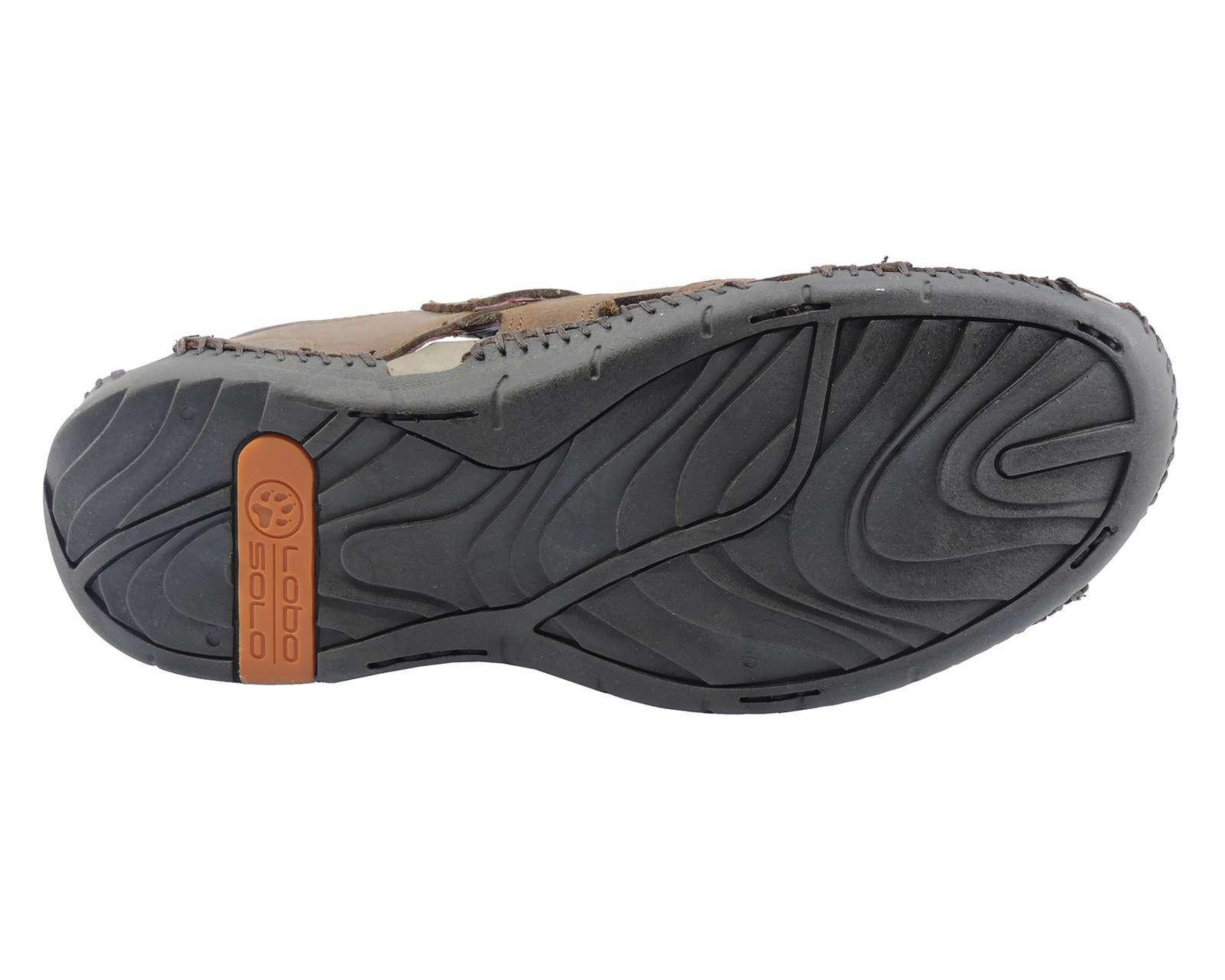 Foto 6 pulgar | Sandalias Casuales Lobo Solo de Piel para Hombre