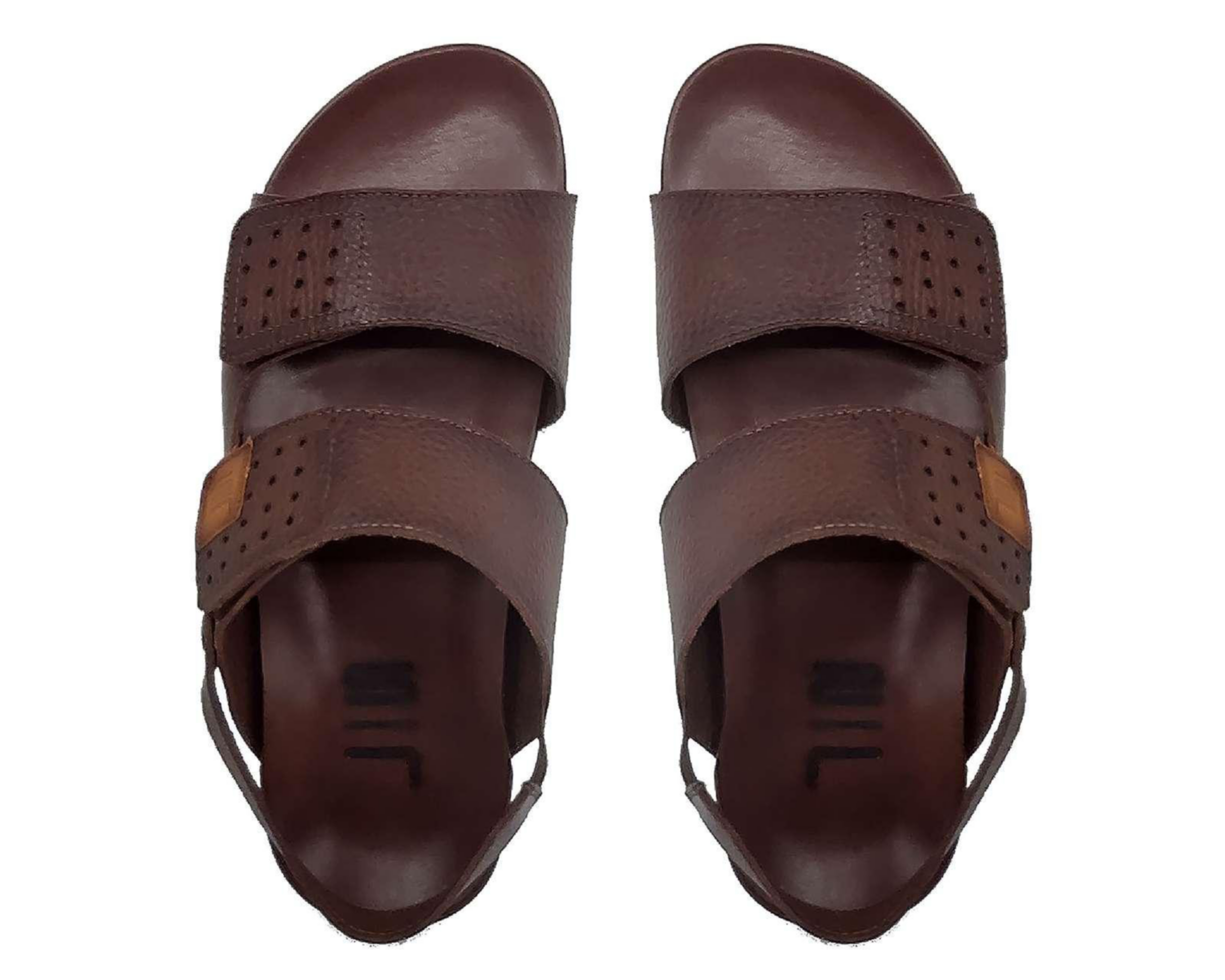 Foto 4 pulgar | Sandalias Casuales Lobo Solo de Piel para Hombre