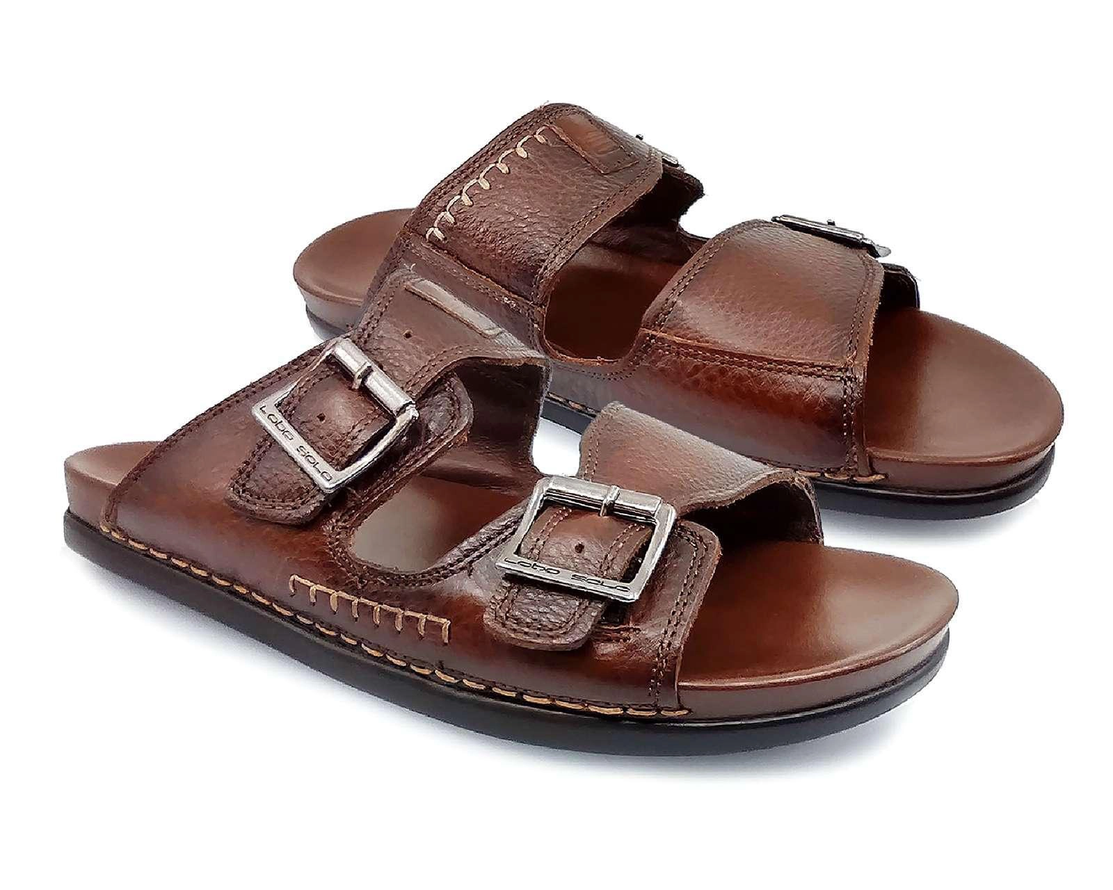 Sandalias Casuales Lobo Solo de Piel para Hombre $499