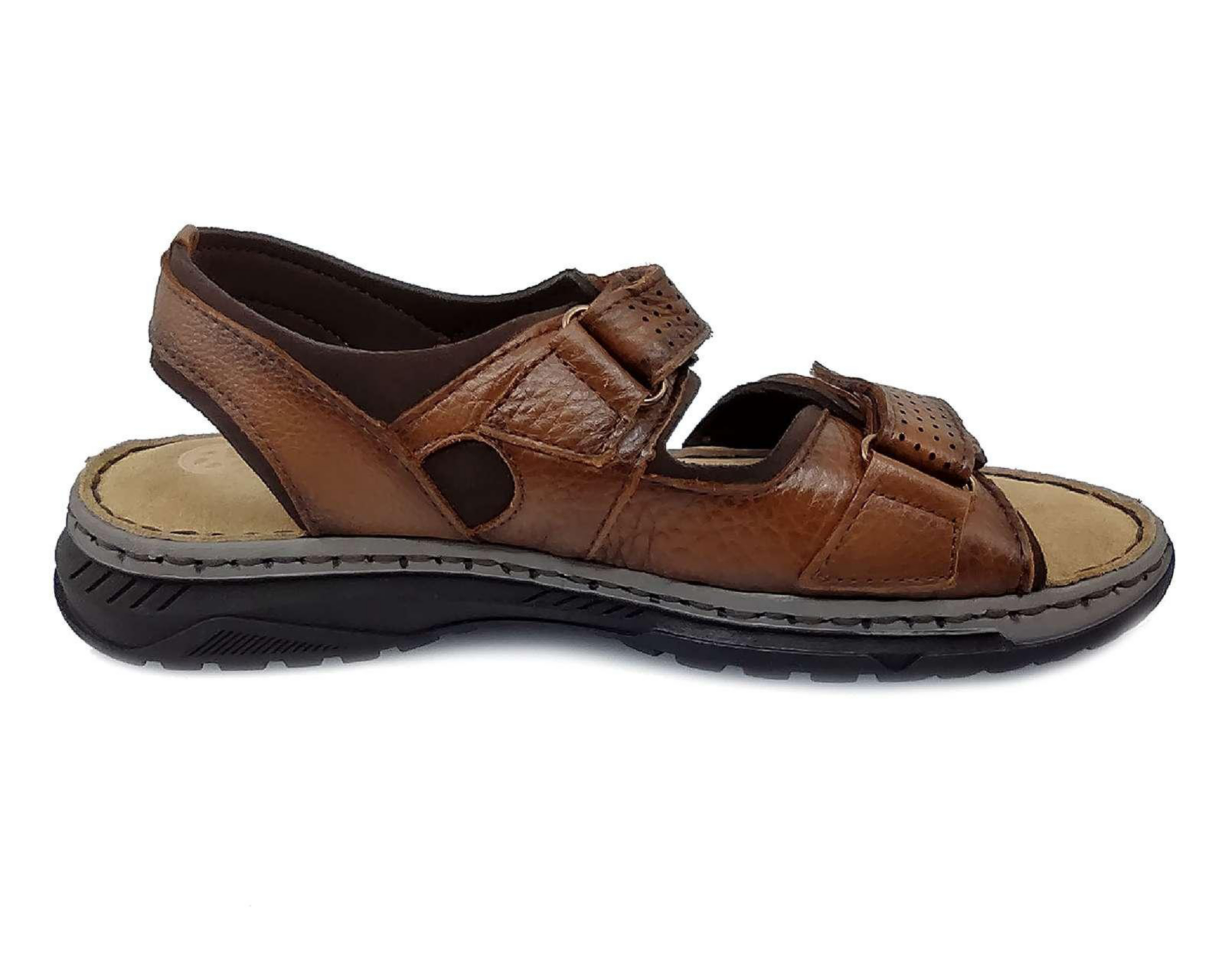 Foto 4 | Sandalias Casuales Lobo Solo de Piel para Hombre