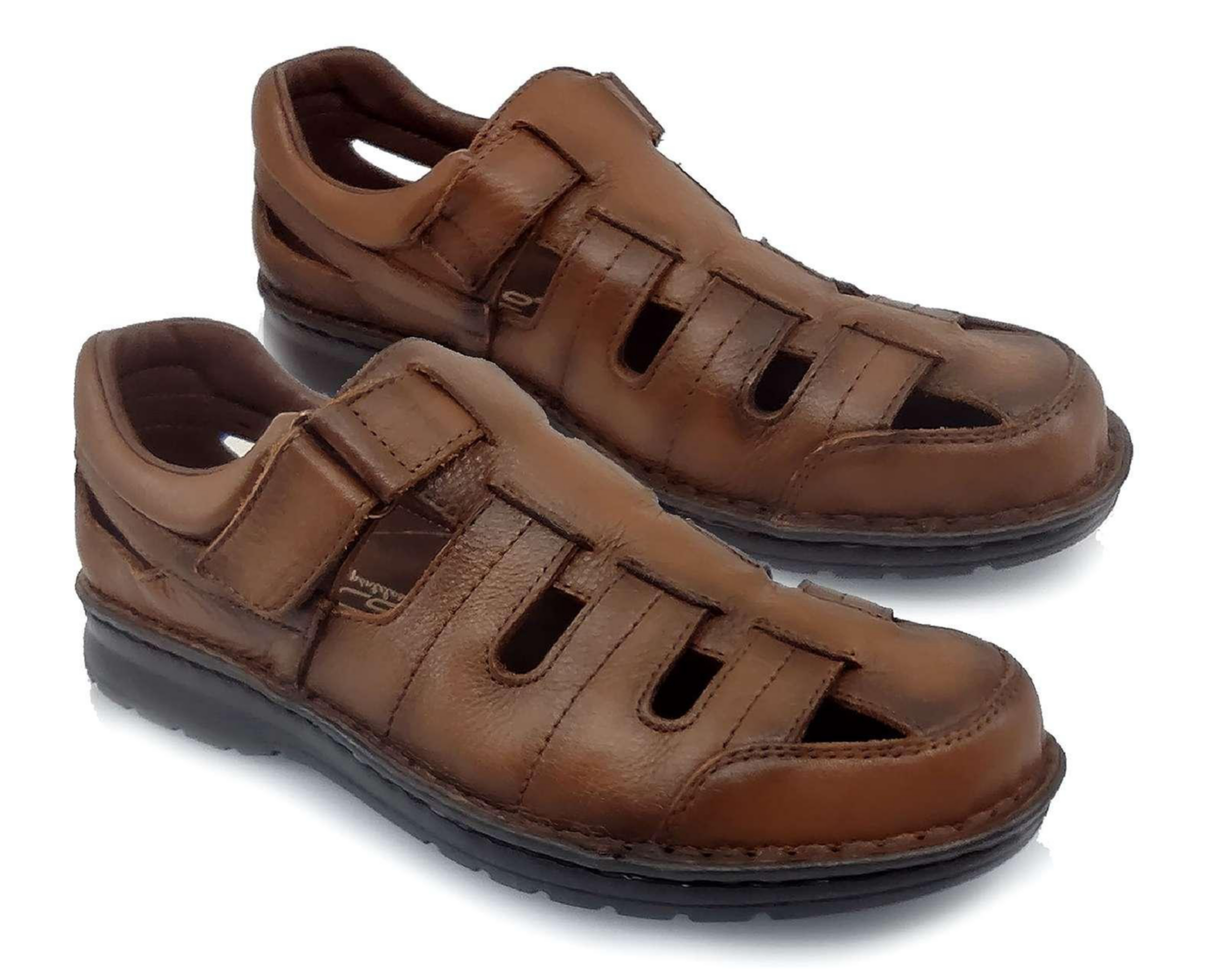 Sandalias Casuales Lobo Solo de Piel para Hombre