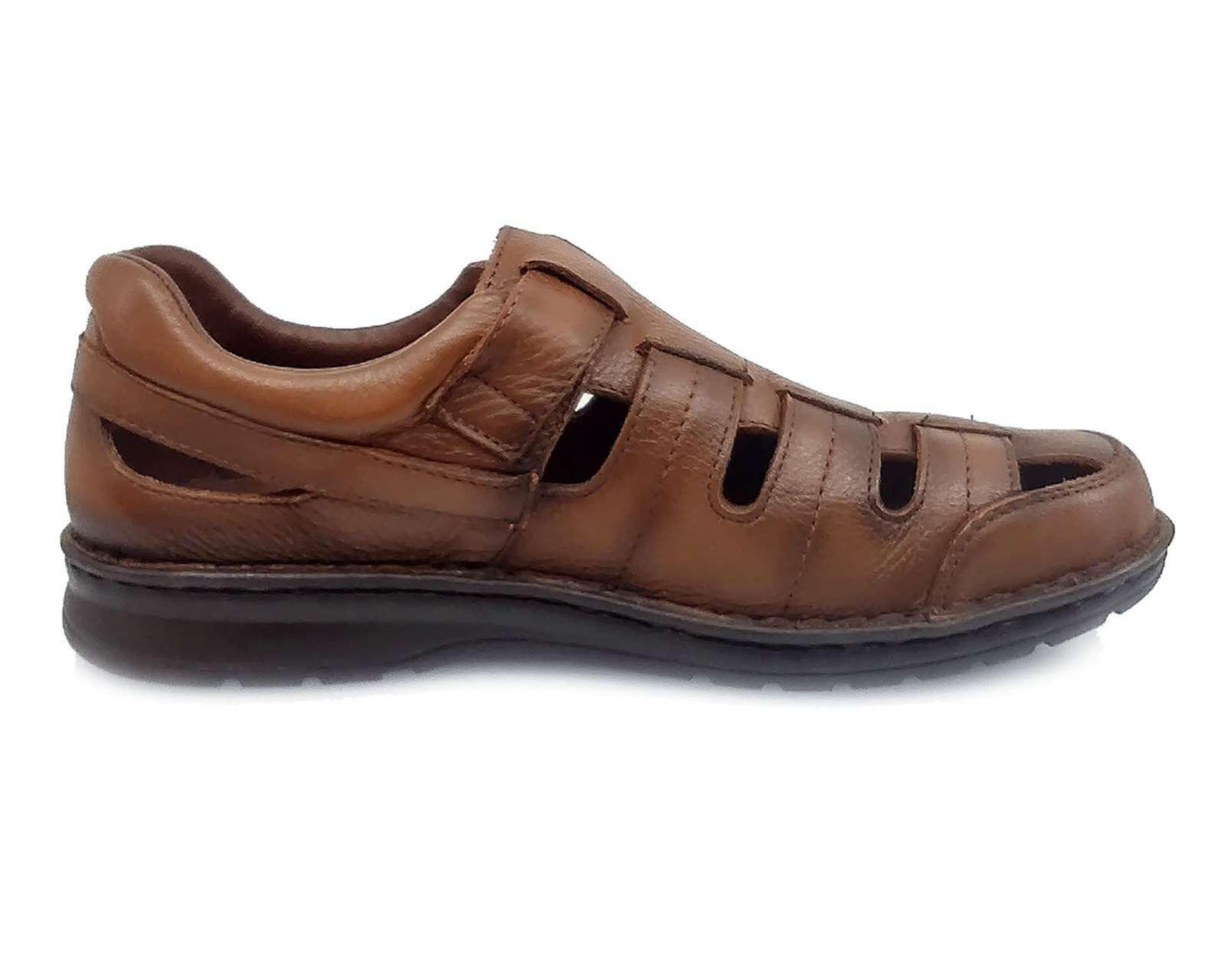 Foto 5 pulgar | Sandalias Casuales Lobo Solo de Piel para Hombre