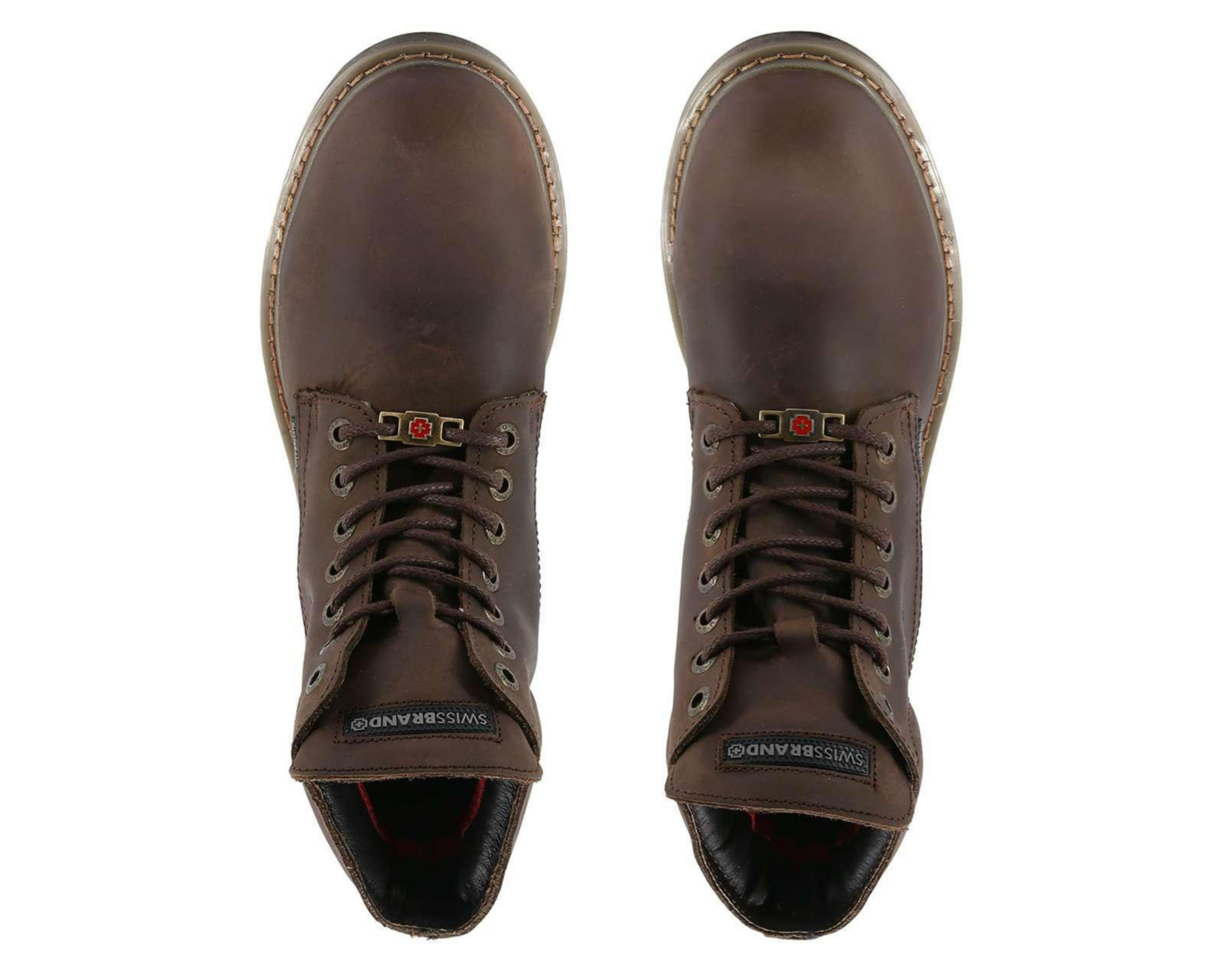 Foto 3 | Botas de Trabajo Swissbrand de Piel para Hombre