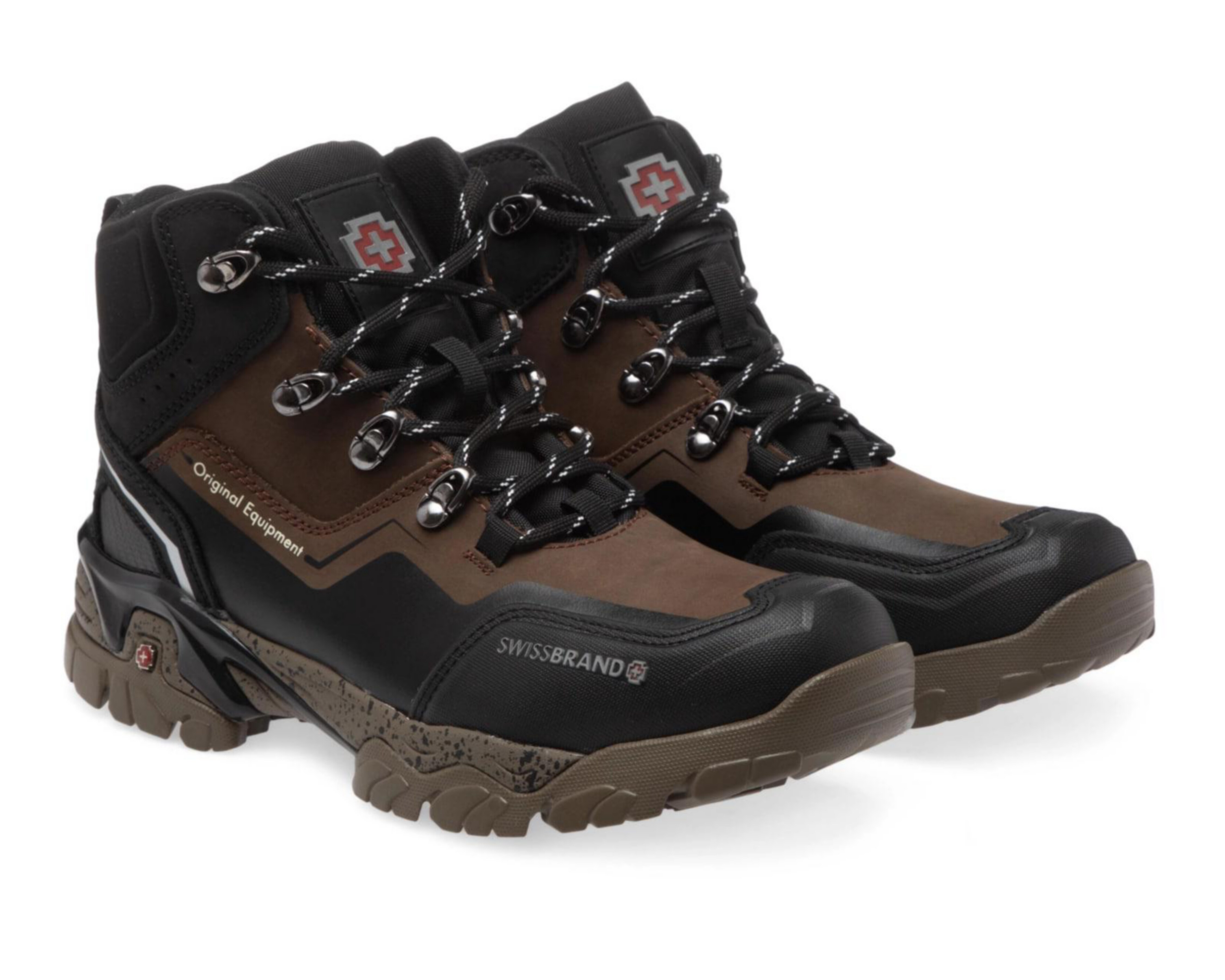 Botas Outdoor Swissbrand de Piel para Hombre Coppel