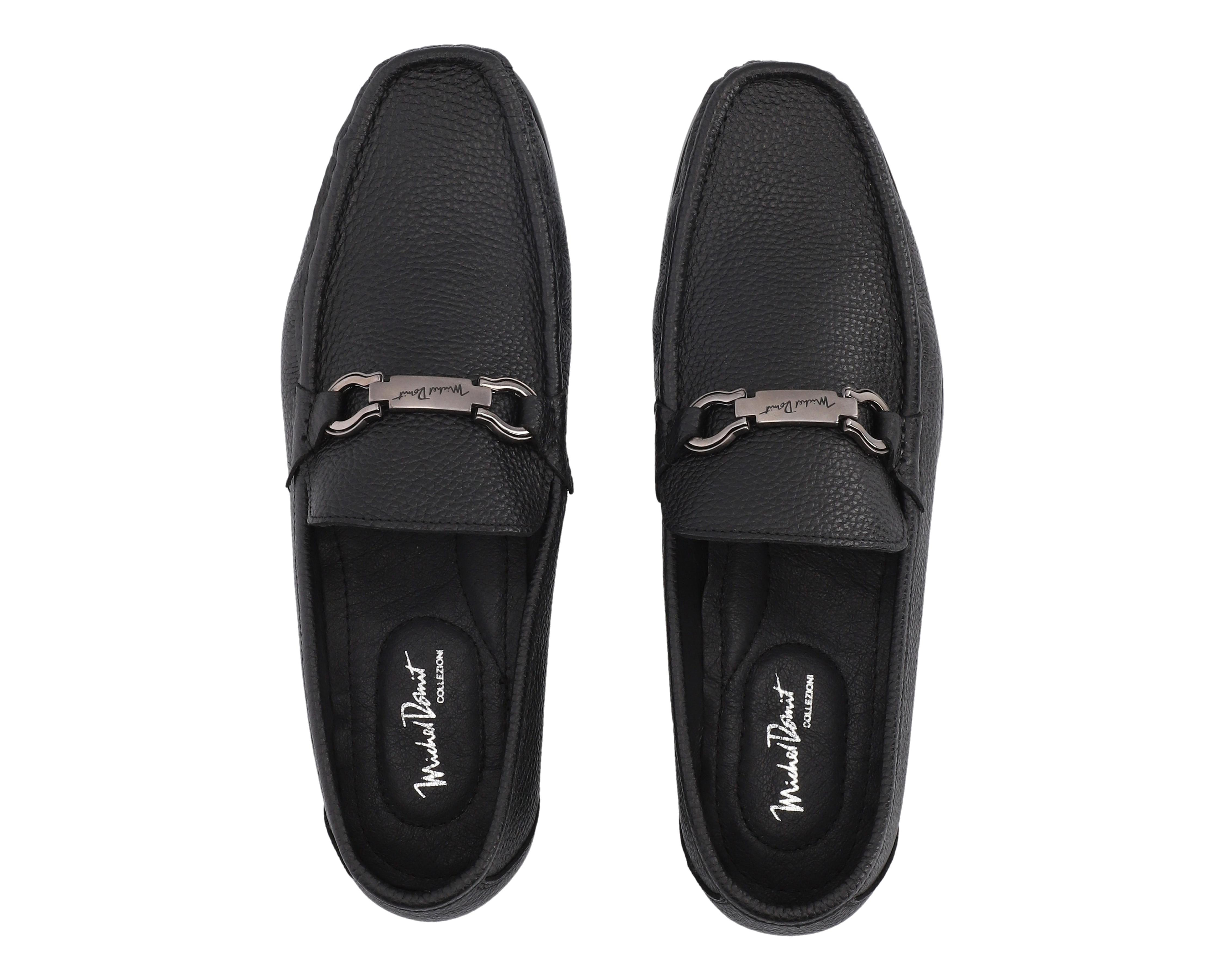 Foto 4 pulgar | Mocasines Michel Domit de Piel para Hombre