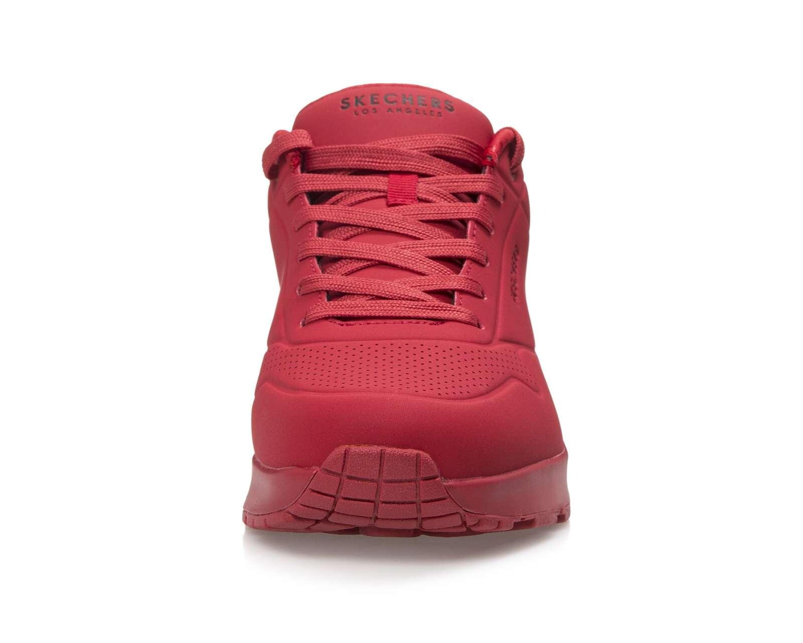 skechers memory foam hombre rojas