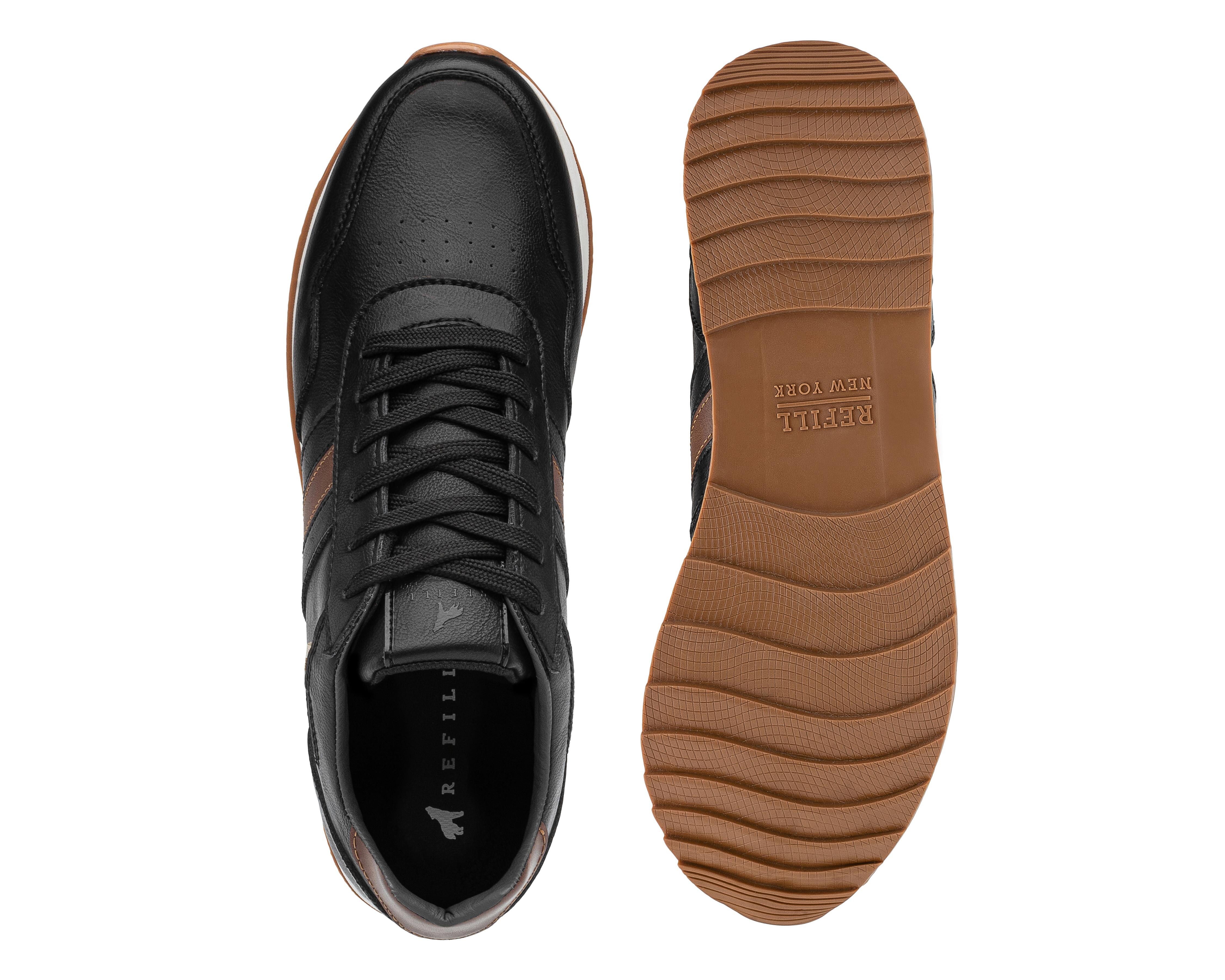 Tenis refill negro online coppel