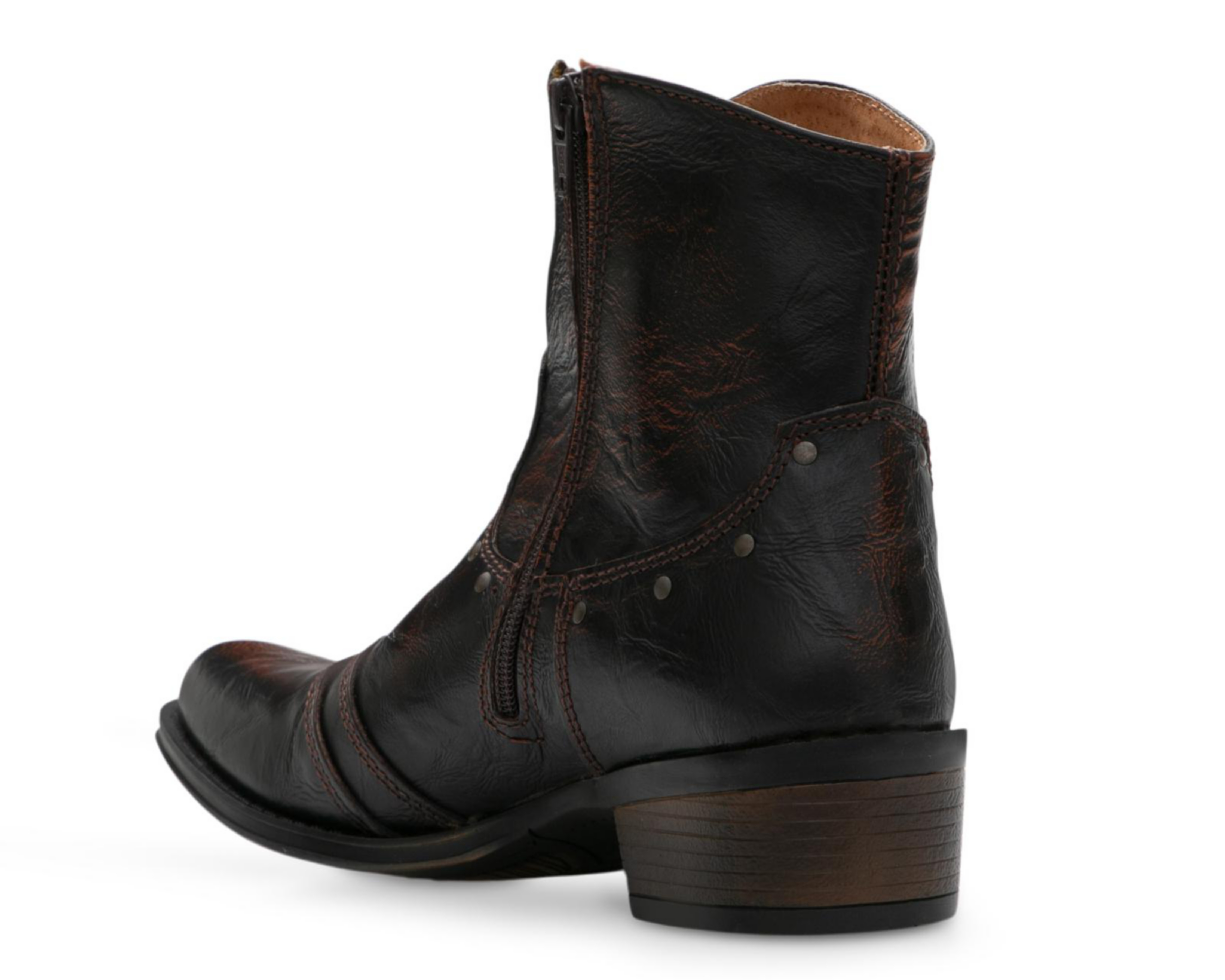 Foto 4 pulgar | Botas Vaqueras Navajo de Piel para Hombre