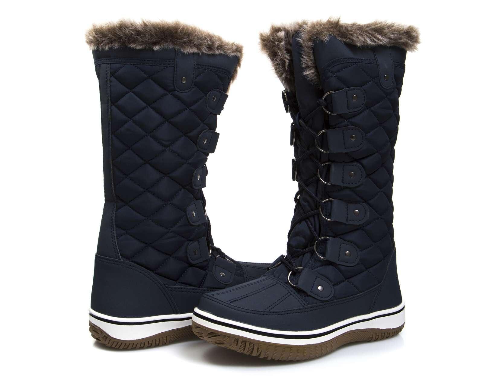 botas azules mujer
