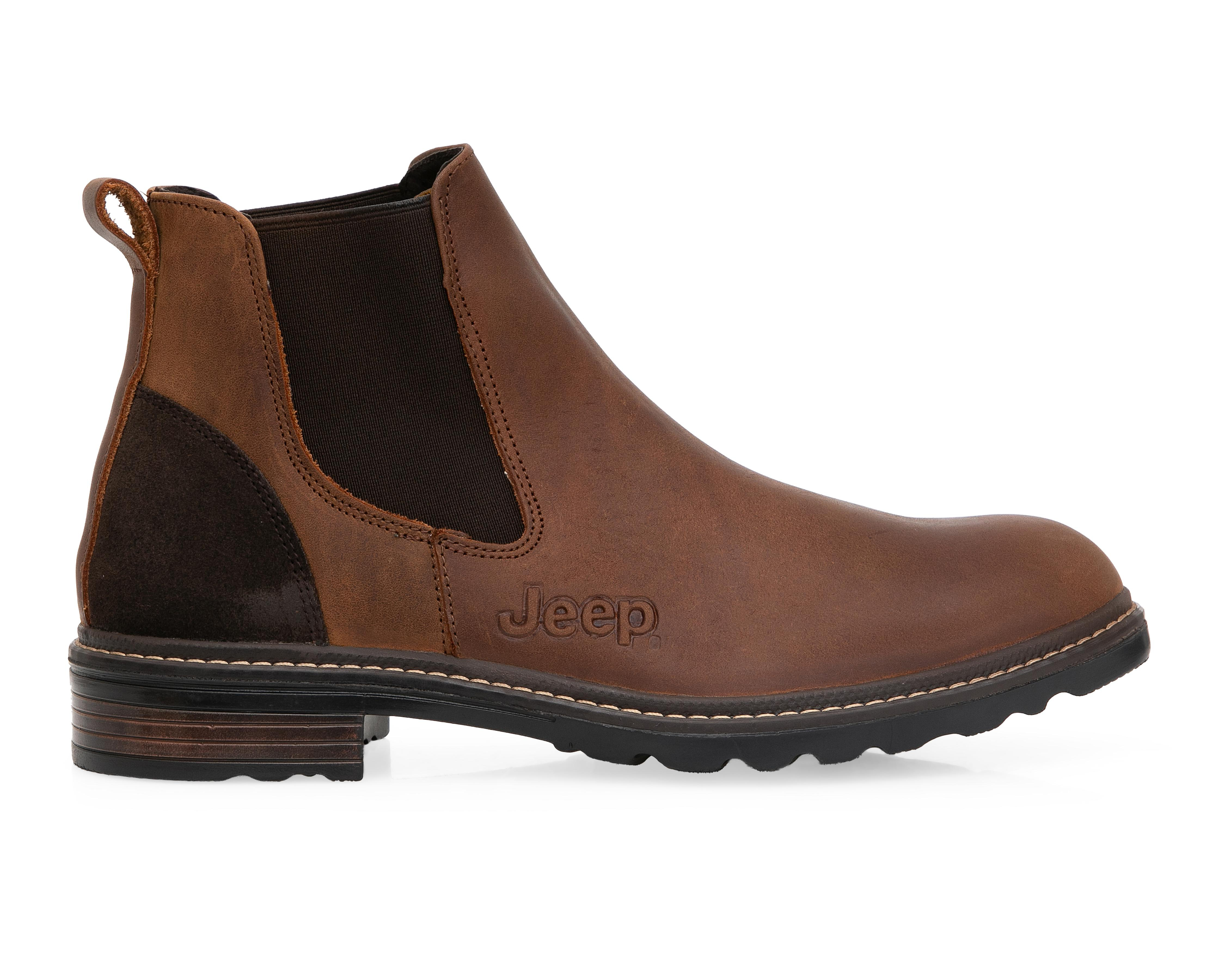 Foto 3 pulgar | Botas Casuales Jeep de Piel para Hombre