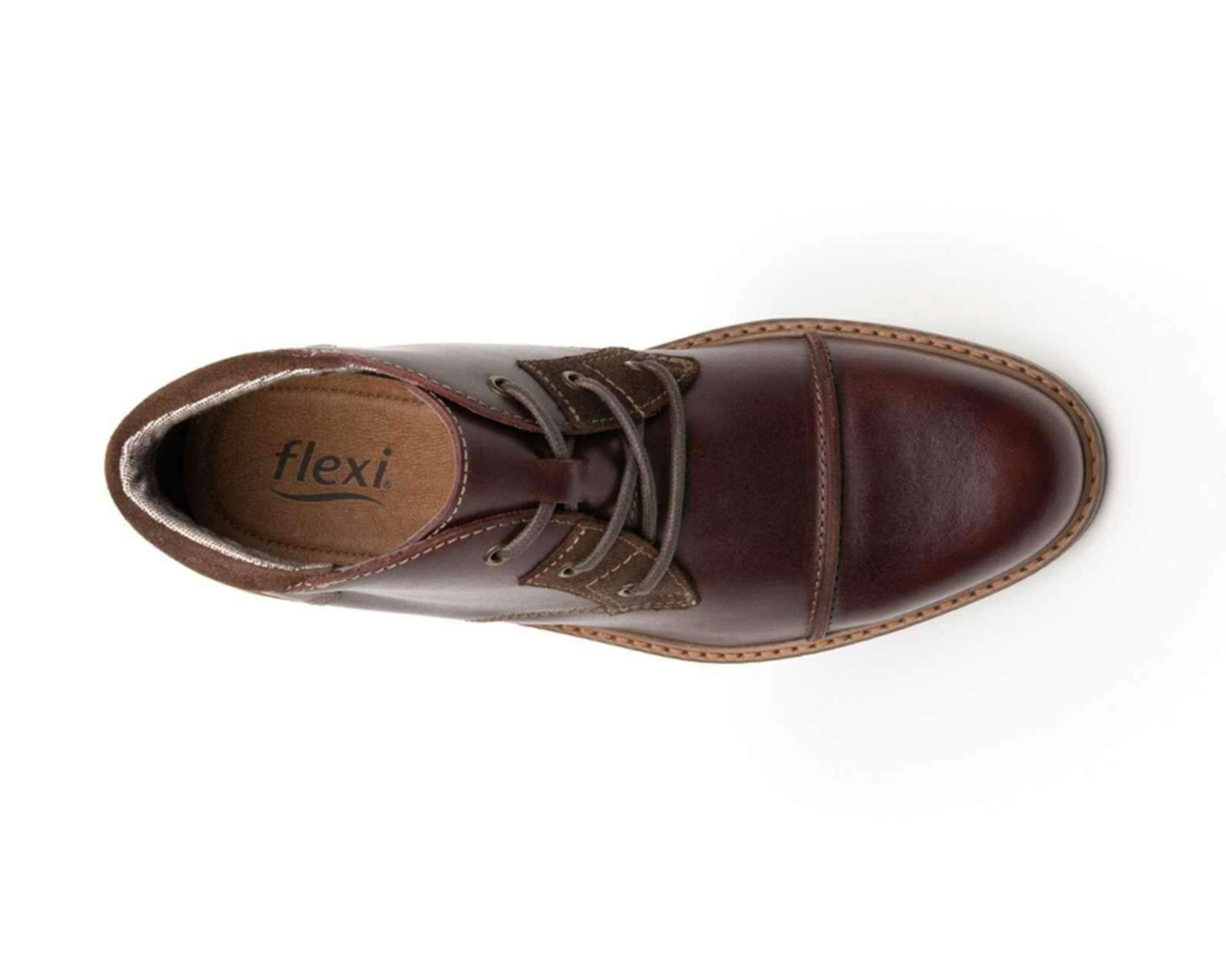 Foto 5 pulgar | Botas Casuales Flexi de Piel para Hombre