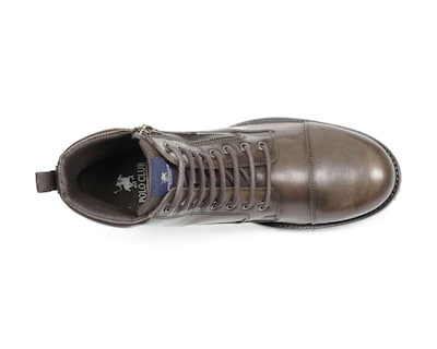 Foto 4 | Botas Casuales York Team Polo Club de Piel para Hombre