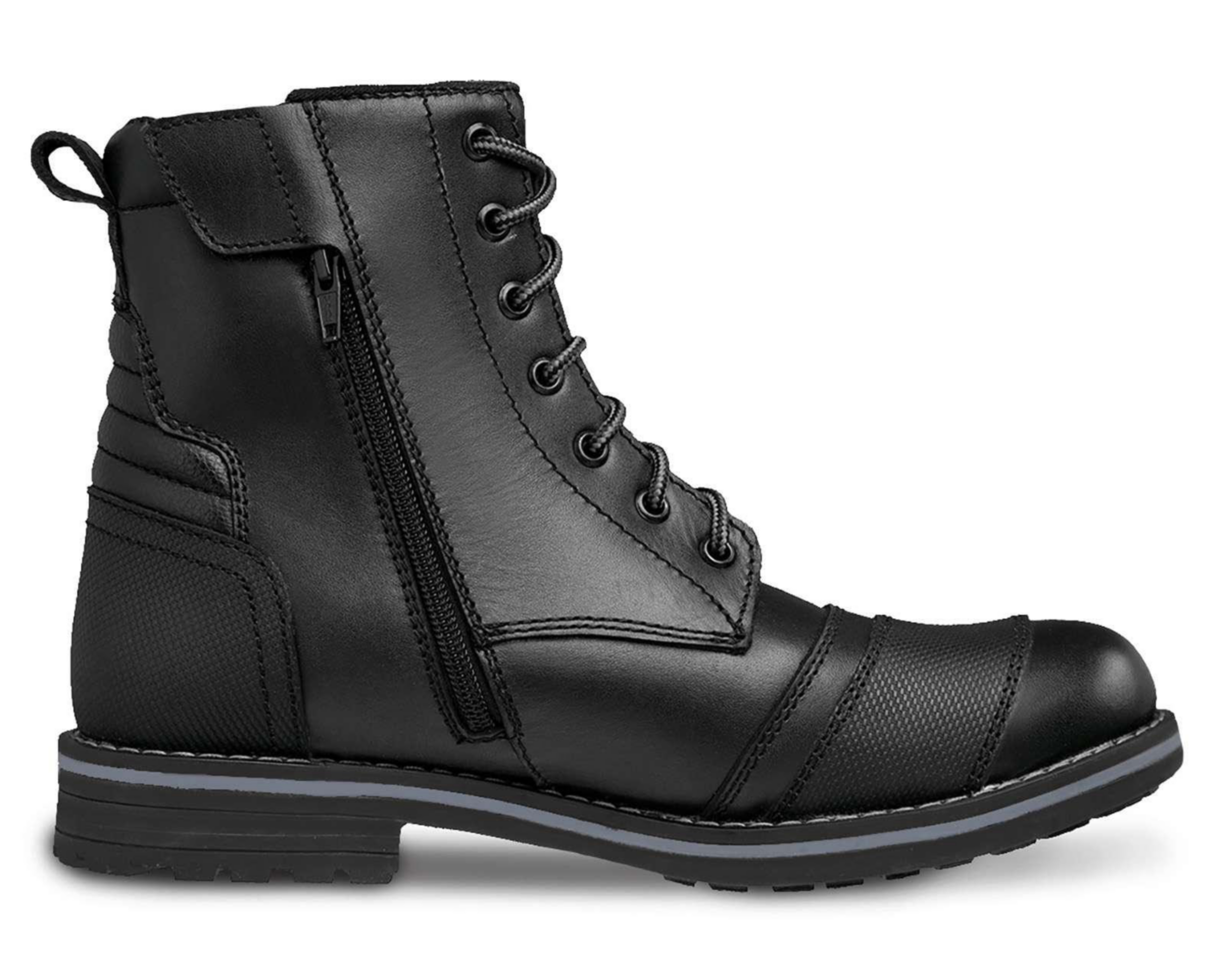 Foto 4 pulgar | Botas Biker Brumm de Piel para Hombre