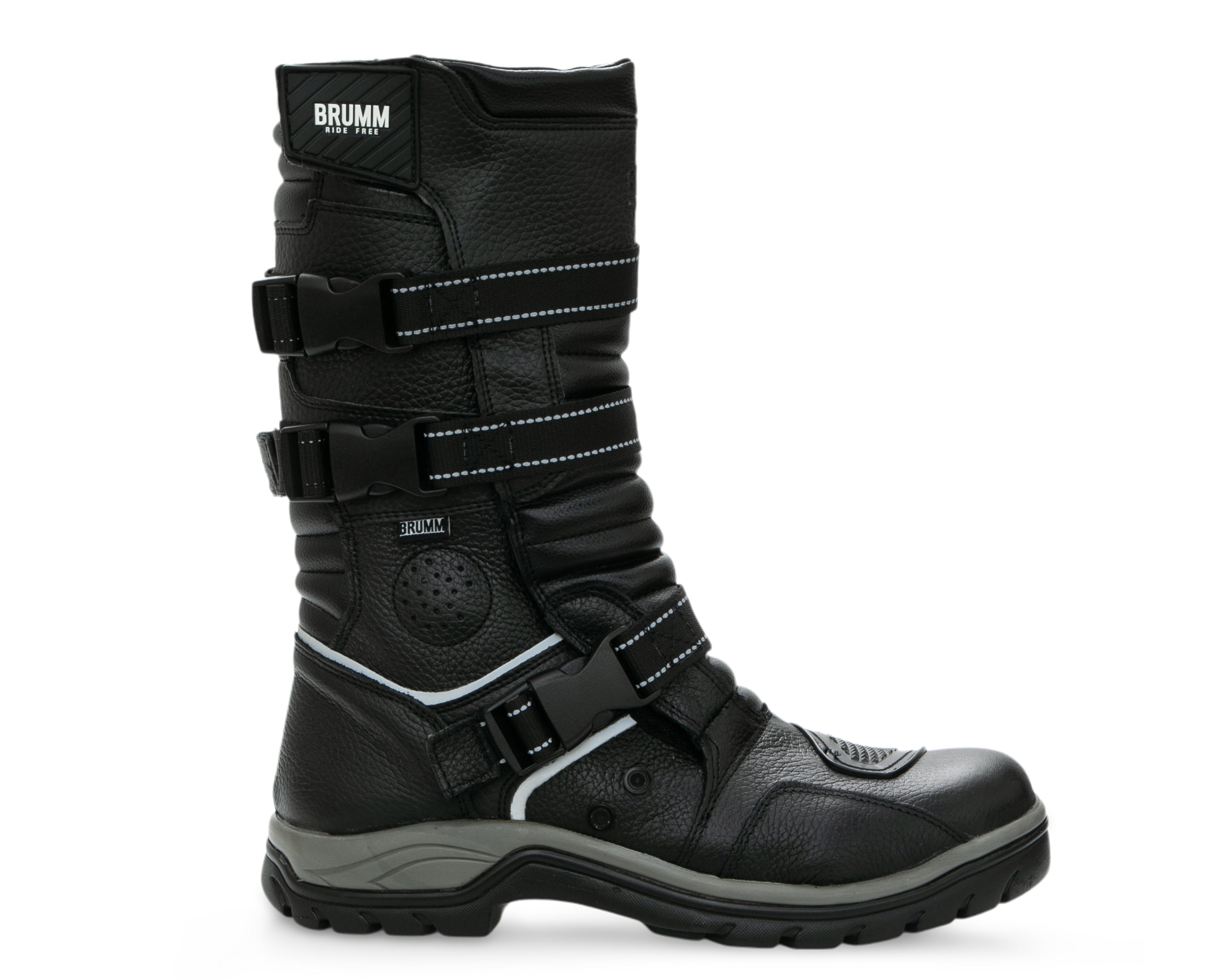 Foto 3 pulgar | Botas Biker Brumm de Piel para Hombre