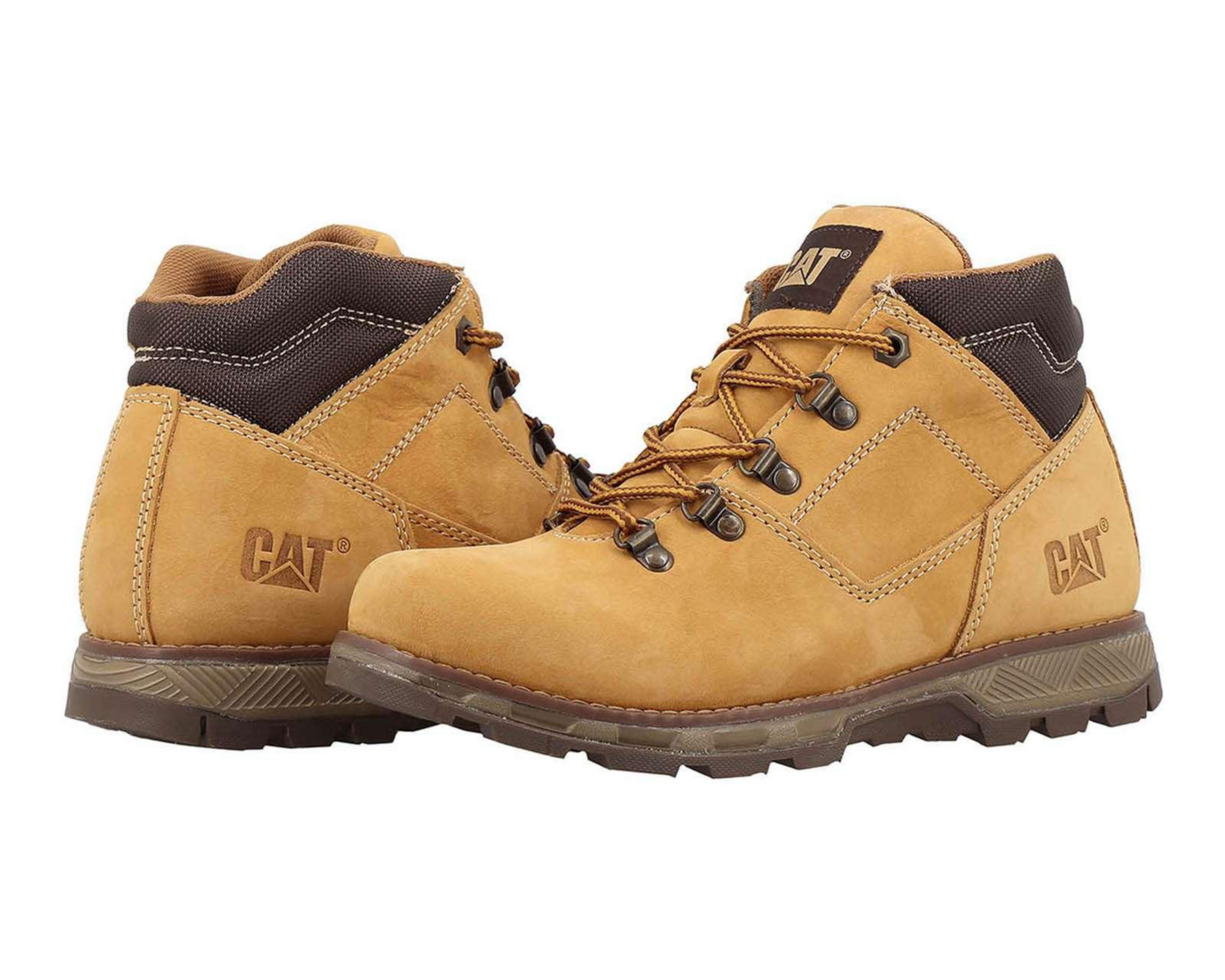 Botas Outdoor CAT de Piel para Hombre