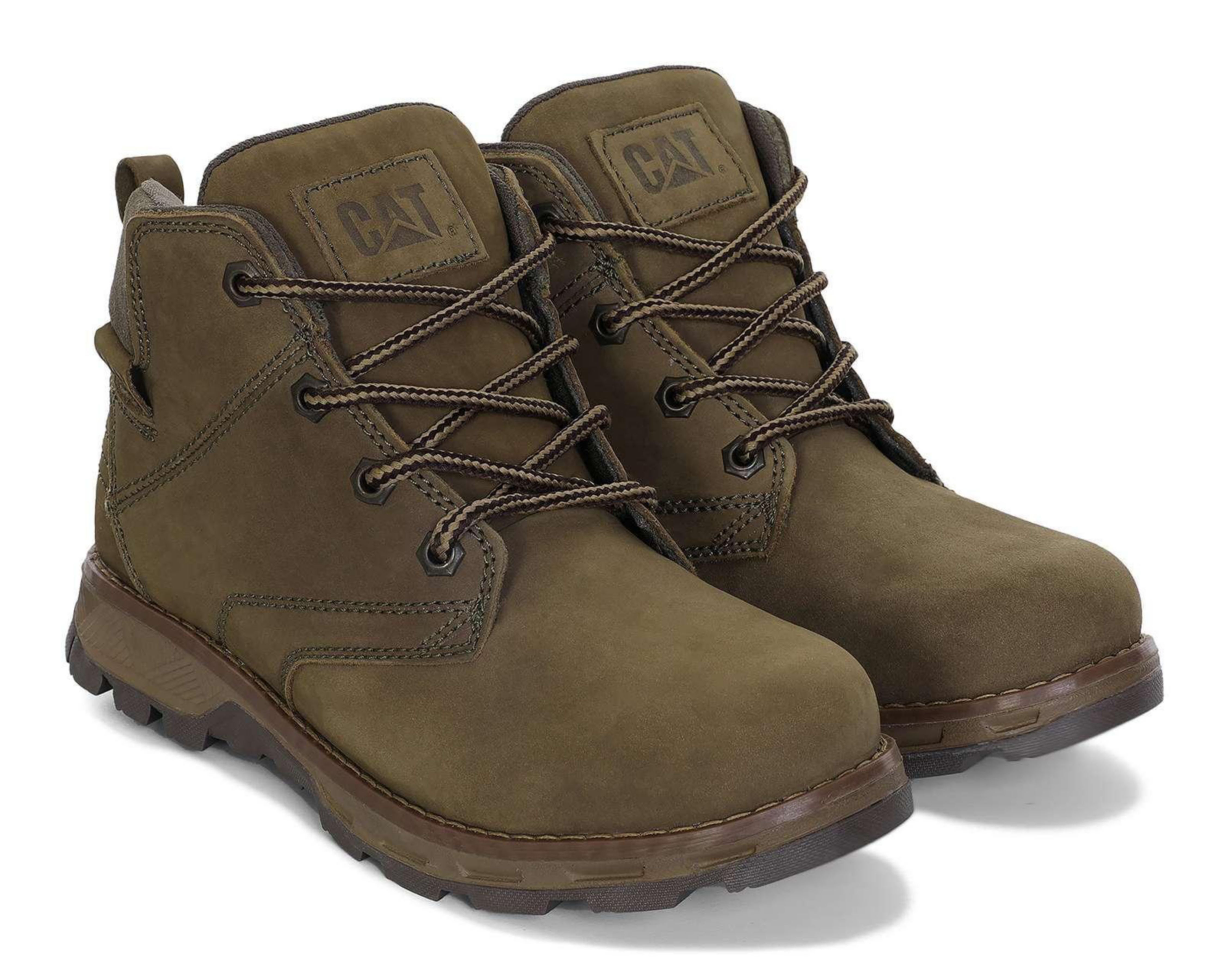 Botas Outdoor CAT de Piel para Hombre