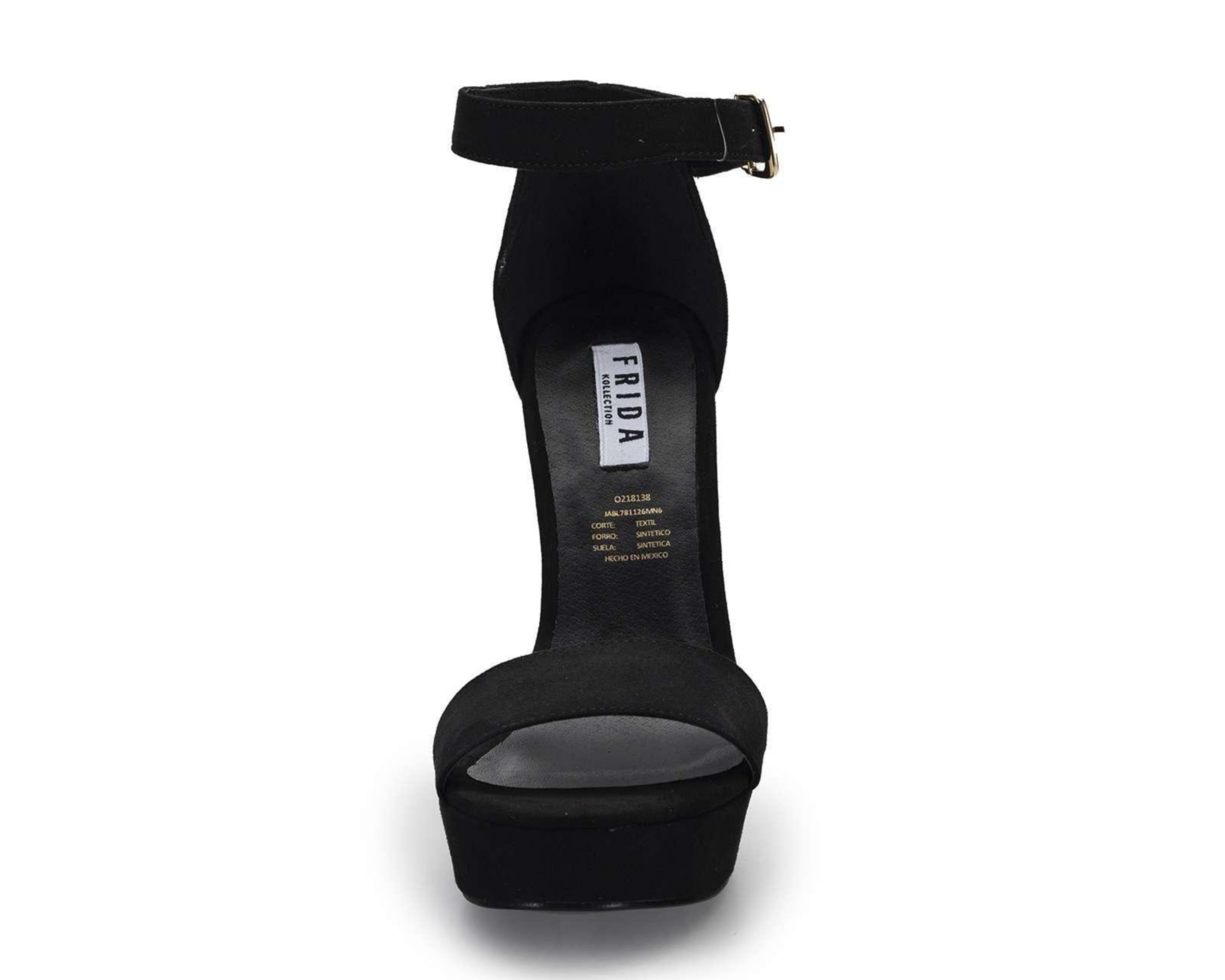 Foto 3 pulgar | Sandalias de Tacón Frida Kollection para Mujer