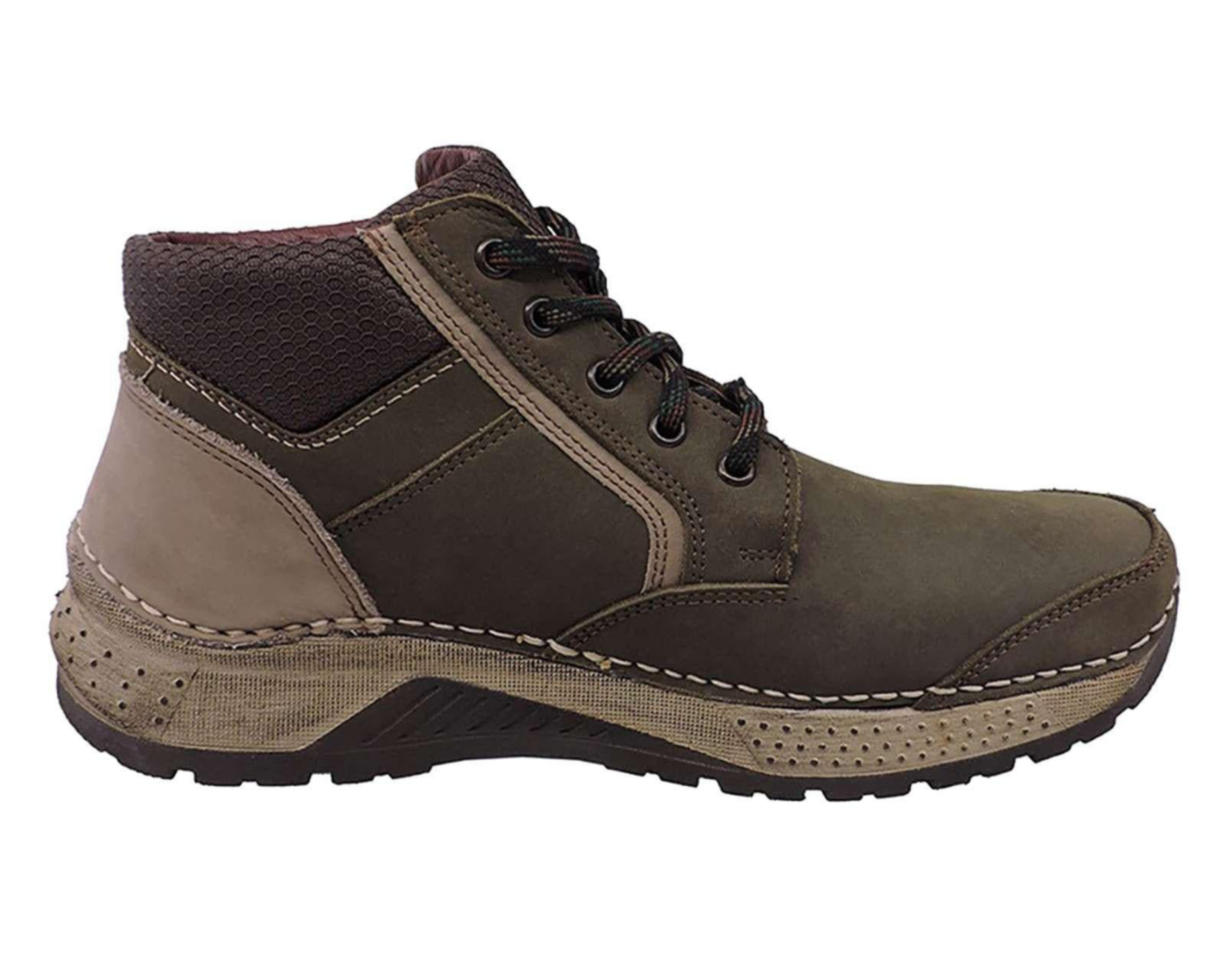 Foto 4 pulgar | Botas Outdoor Lobo Solo de Piel para Hombre