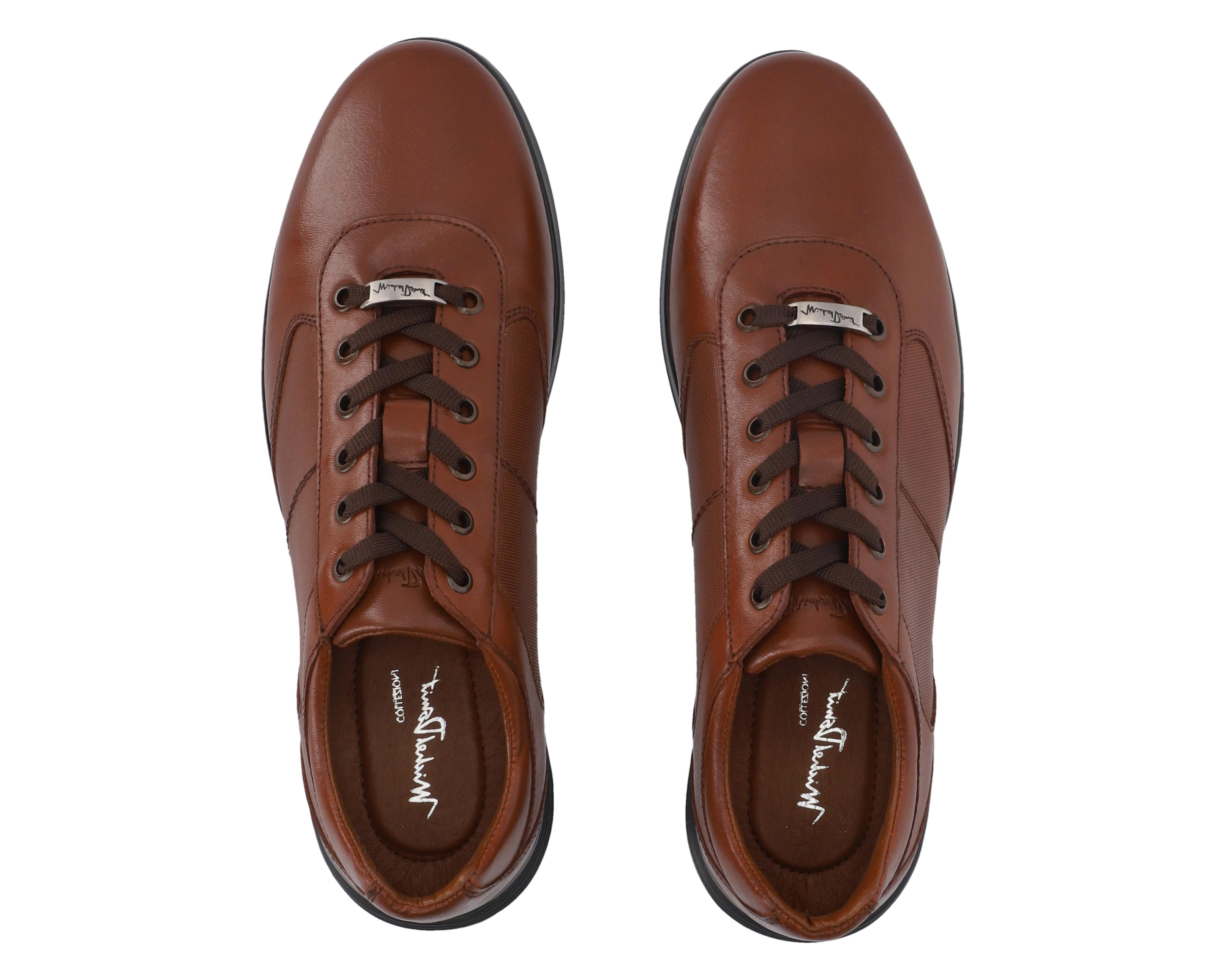 Foto 2 | Zapatos Casuales Michel Domit de Piel para Hombre