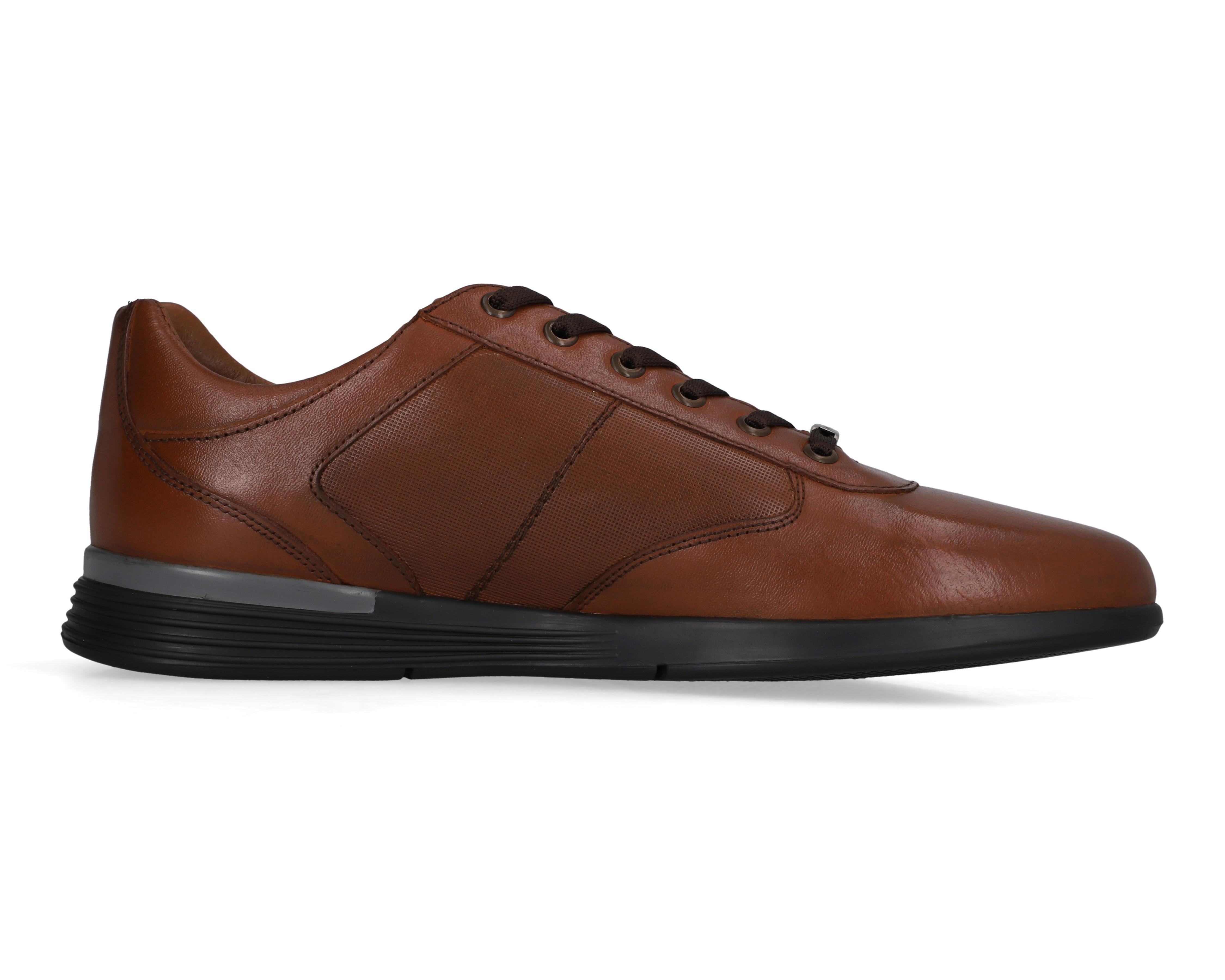 Foto 5 pulgar | Zapatos Casuales Michel Domit de Piel para Hombre