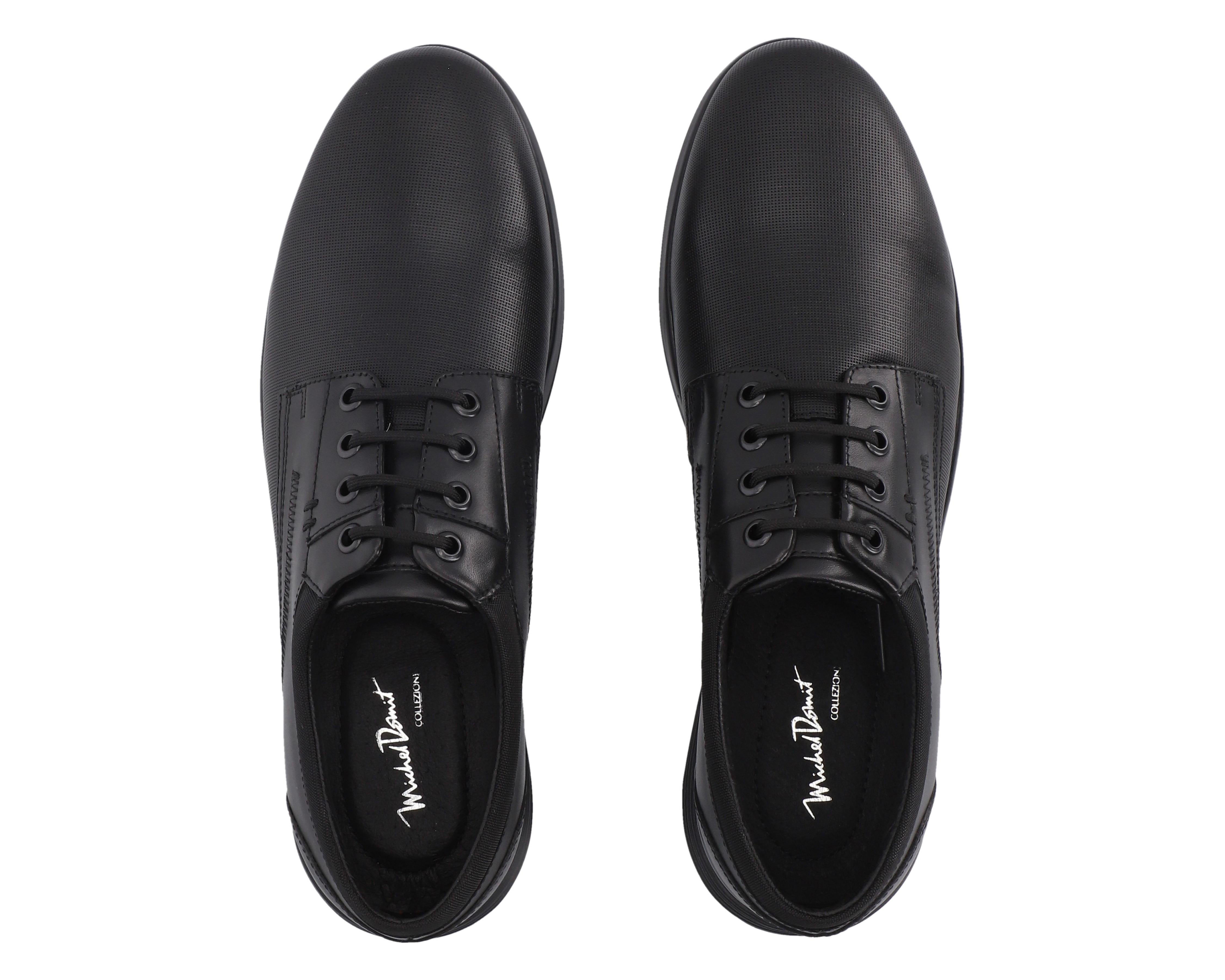 Foto 2 | Zapatos Casuales Michel Domit de Piel para Hombre