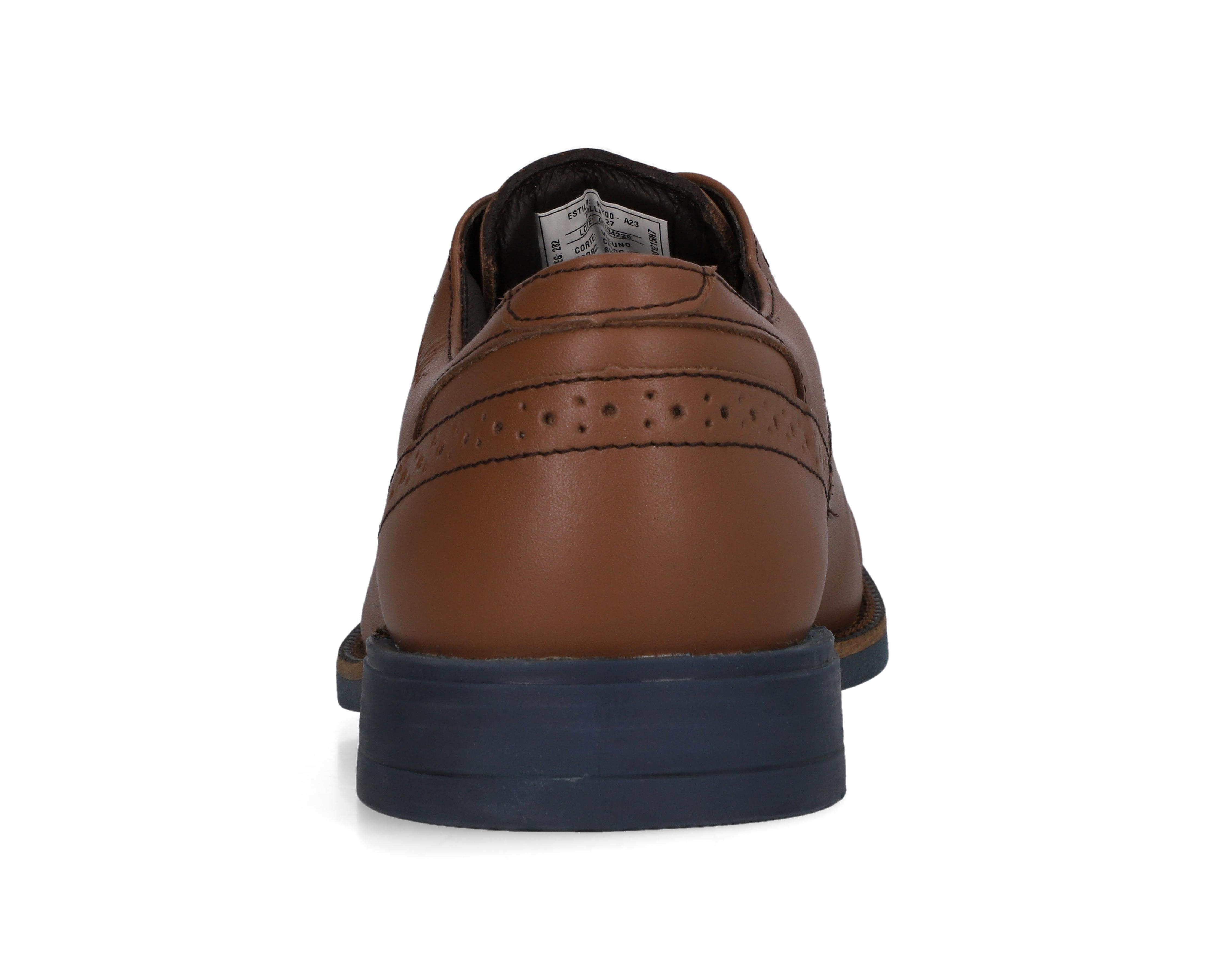 Foto 7 pulgar | Zapatos Casuales Michel Domit de Piel para Hombre