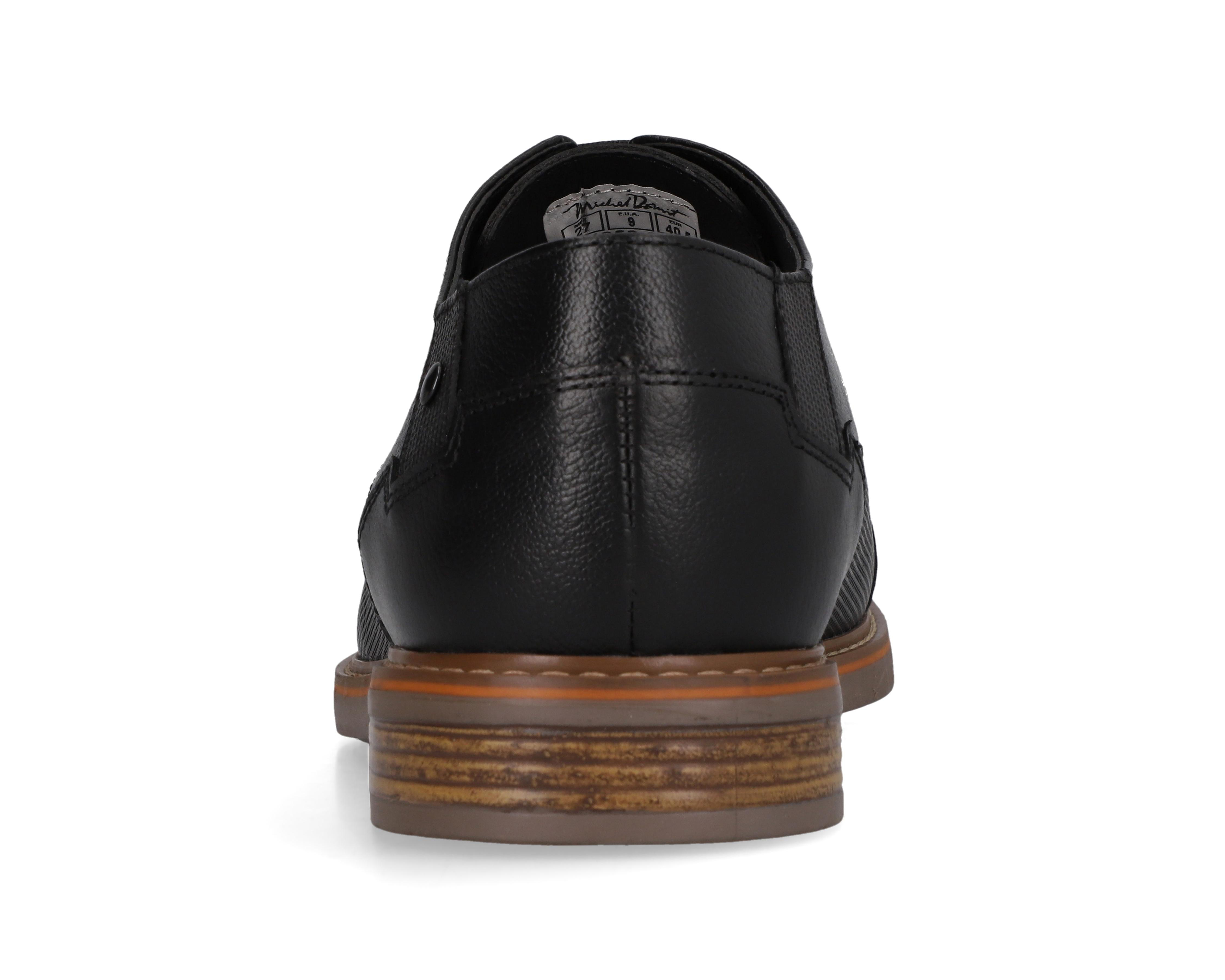 Foto 7 pulgar | Zapatos Casuales Michel Domit de Piel para Hombre