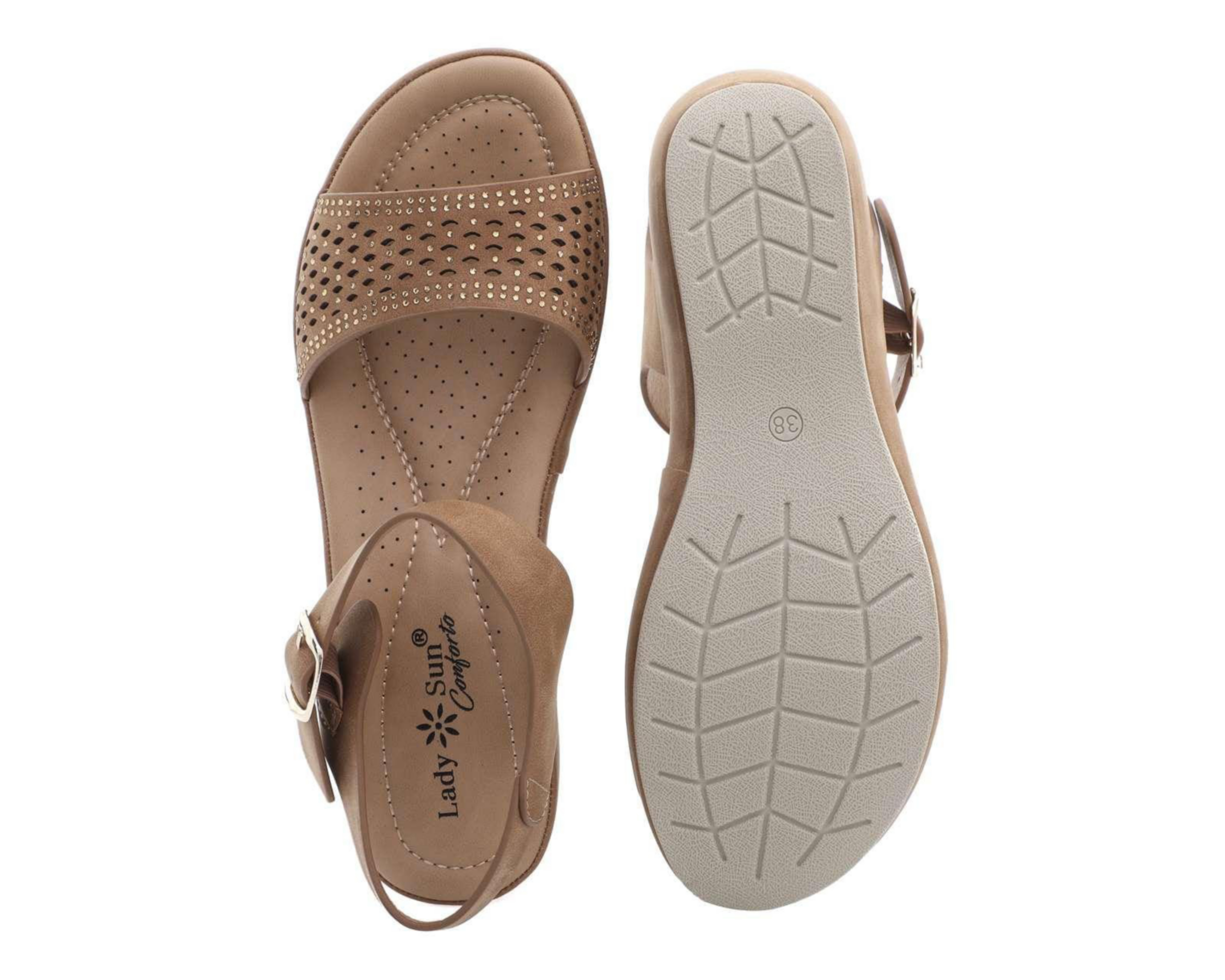 Foto 3 pulgar | Sandalias Confort Lady Sun Conforto para Mujer