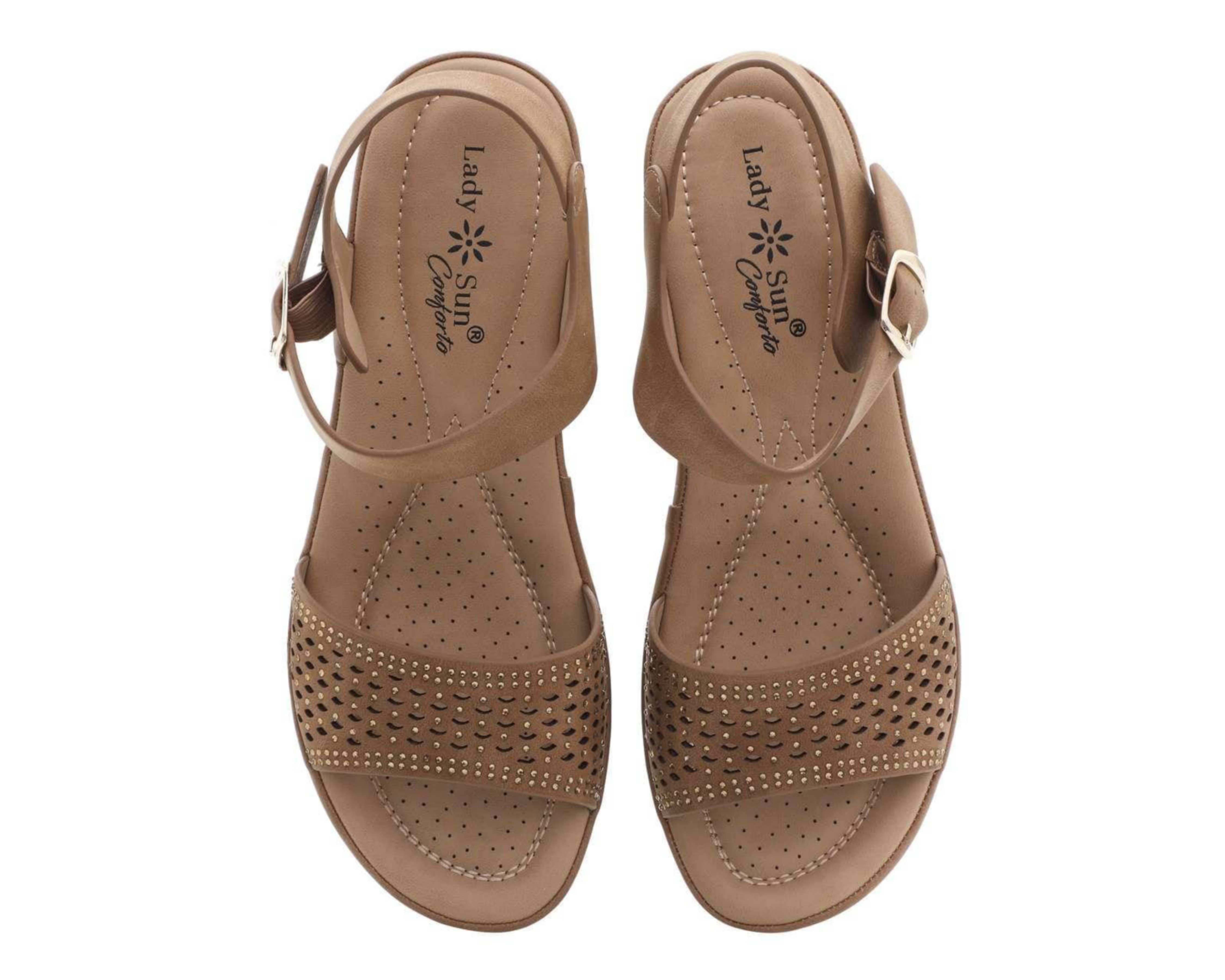 Foto 4 pulgar | Sandalias Confort Lady Sun Conforto para Mujer