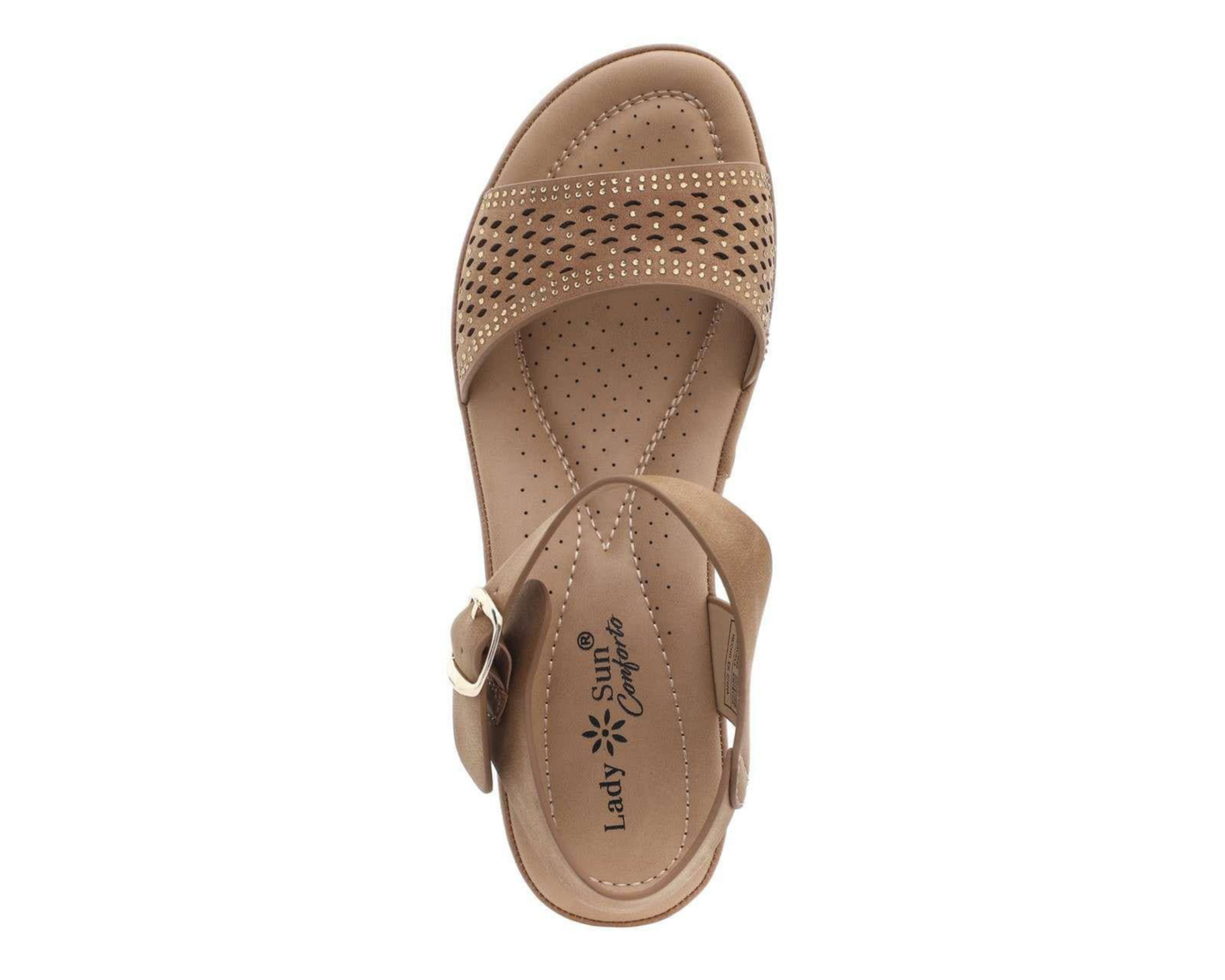 Foto 6 pulgar | Sandalias Confort Lady Sun Conforto para Mujer