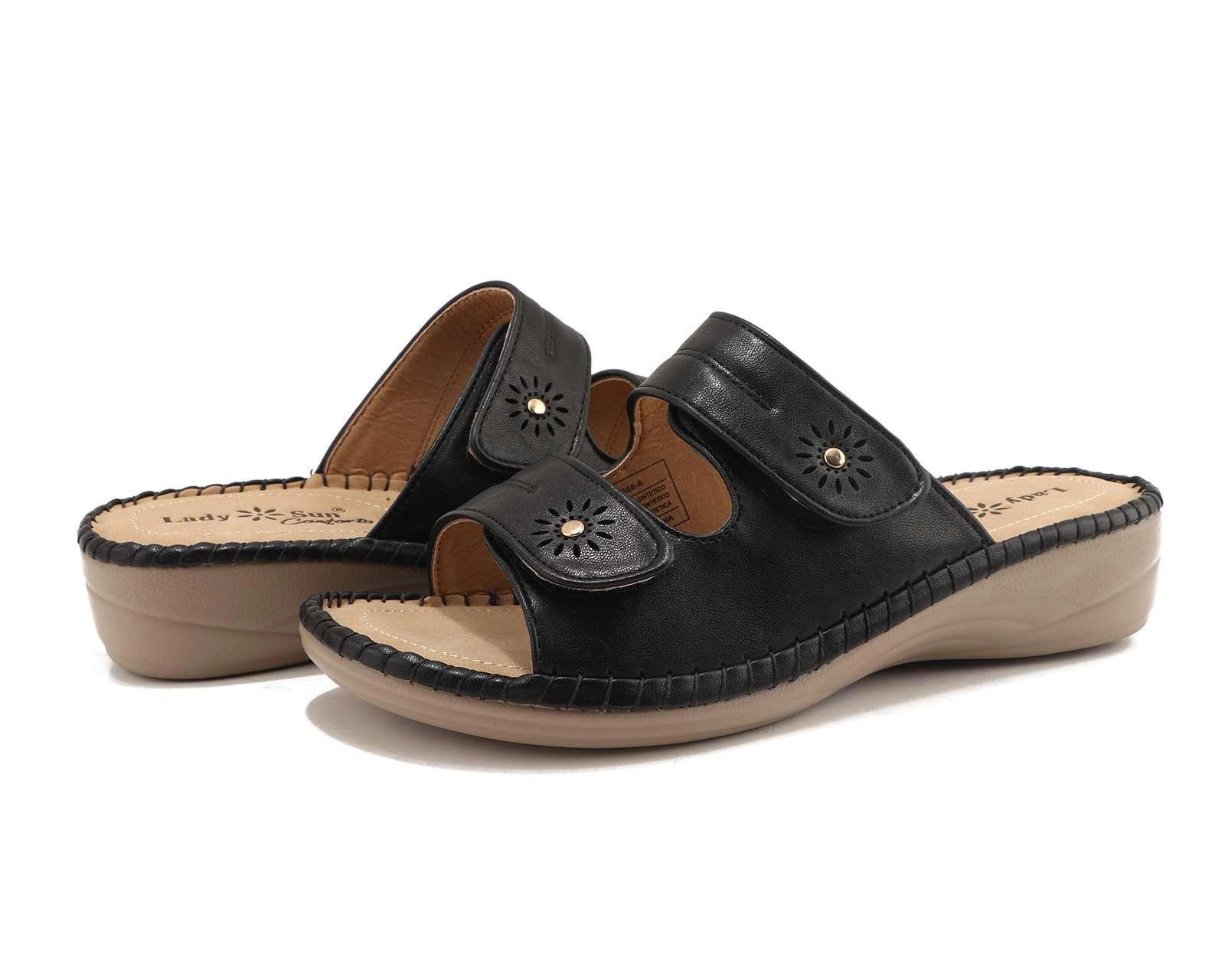 Sandalias Confort Lady Sun Conforto para Mujer