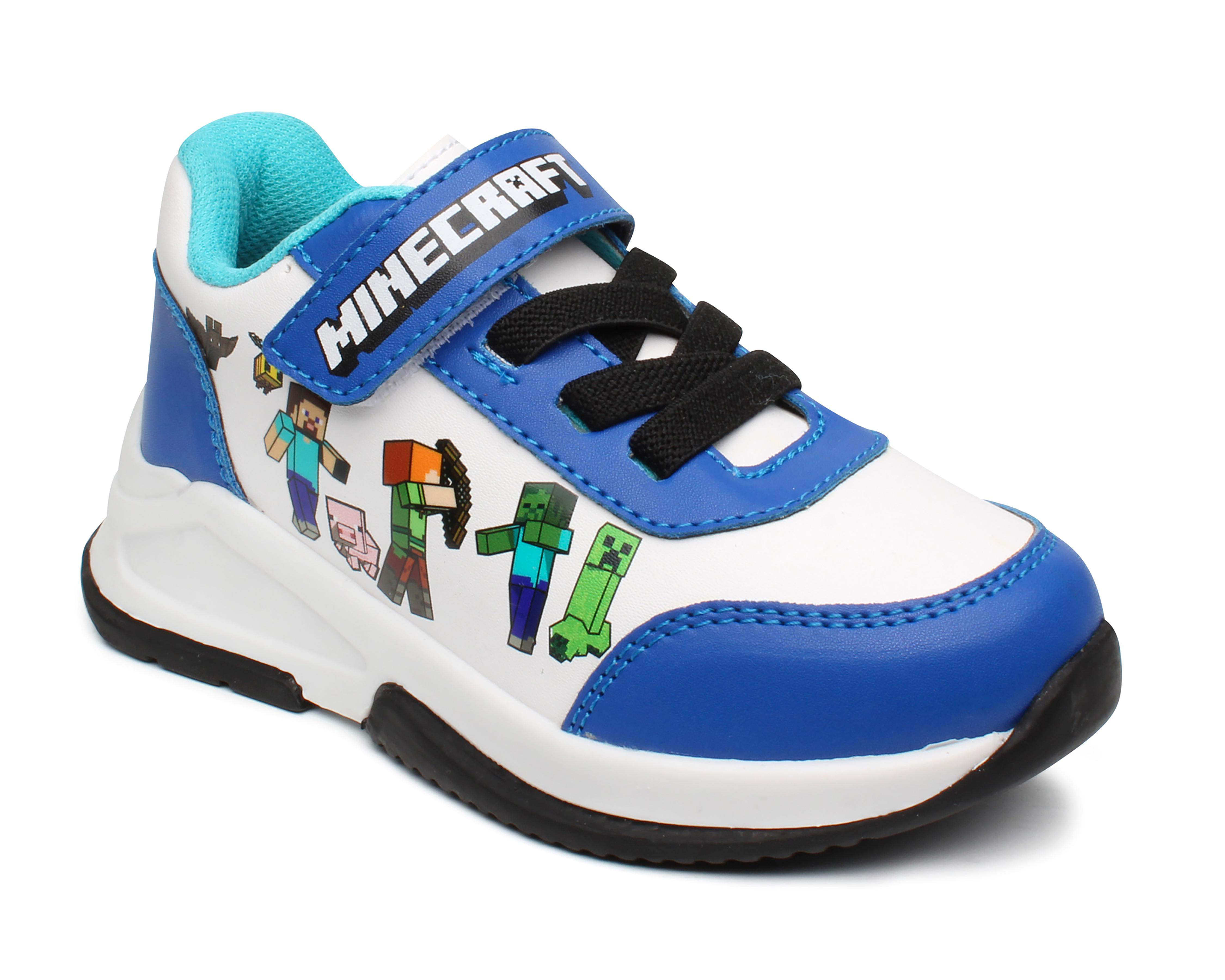 Foto 9 pulgar | Tenis de Moda Minecraft para Niño