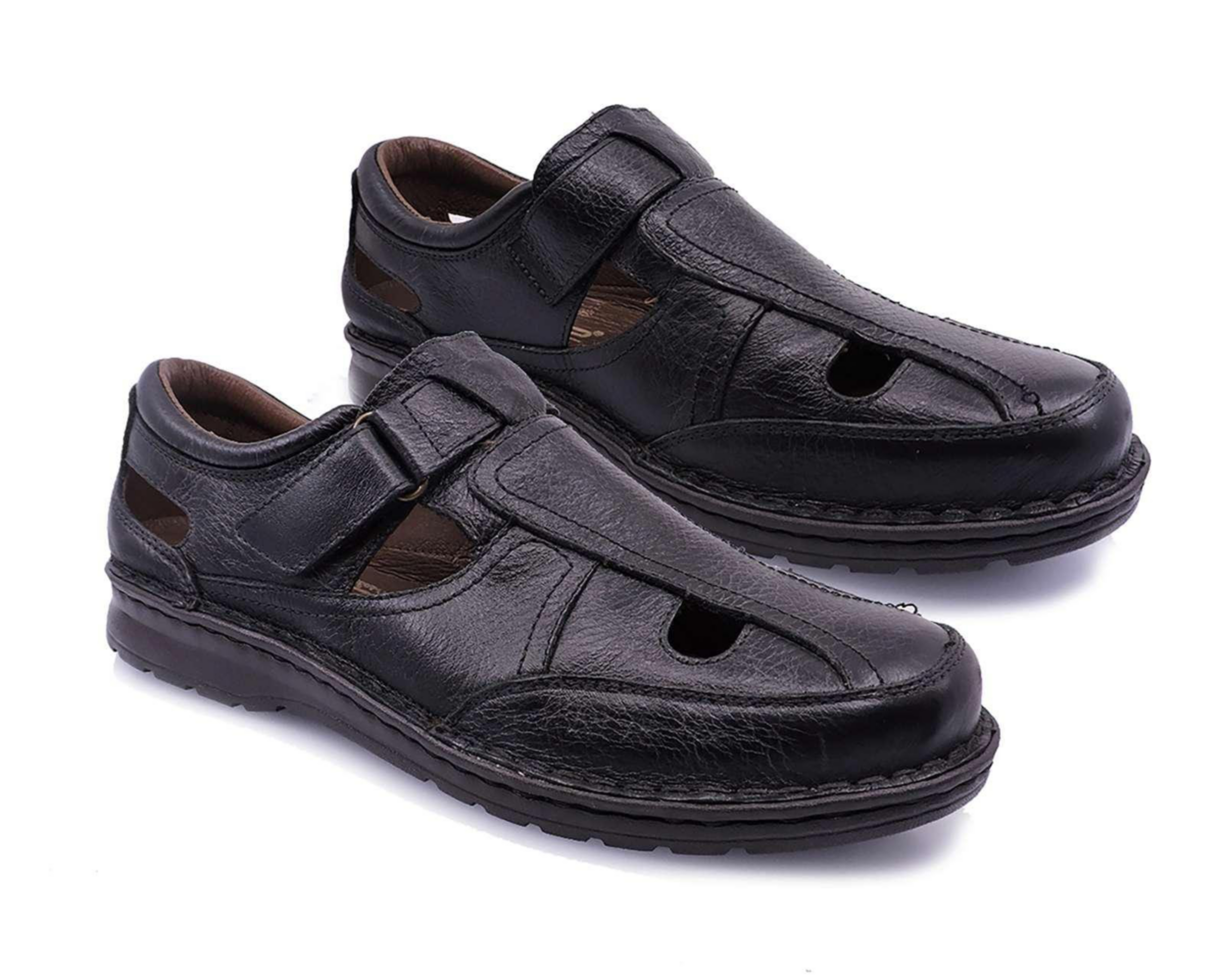 Sandalias Casuales Lobo Solo de Piel para Hombre