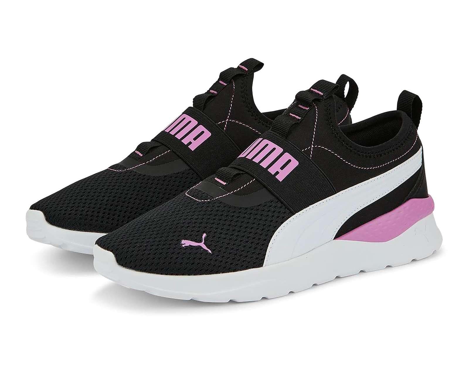 tenis puma grises para mujer