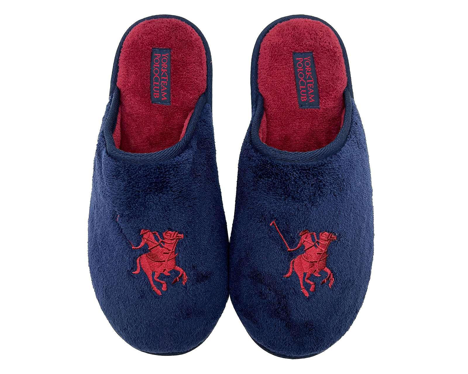 Foto 2 pulgar | Pantuflas York Team Polo Club para Hombre