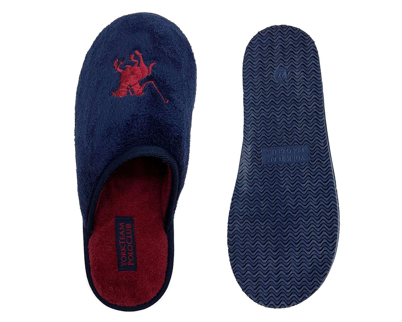 Foto 3 pulgar | Pantuflas York Team Polo Club para Hombre
