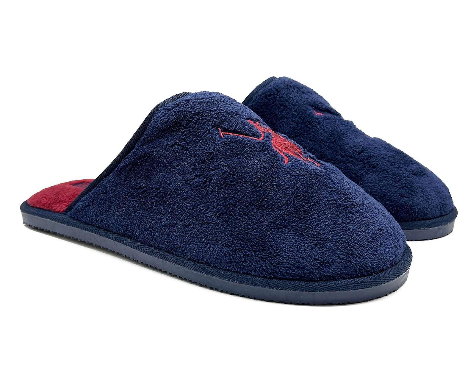Foto 4 pulgar | Pantuflas York Team Polo Club para Hombre