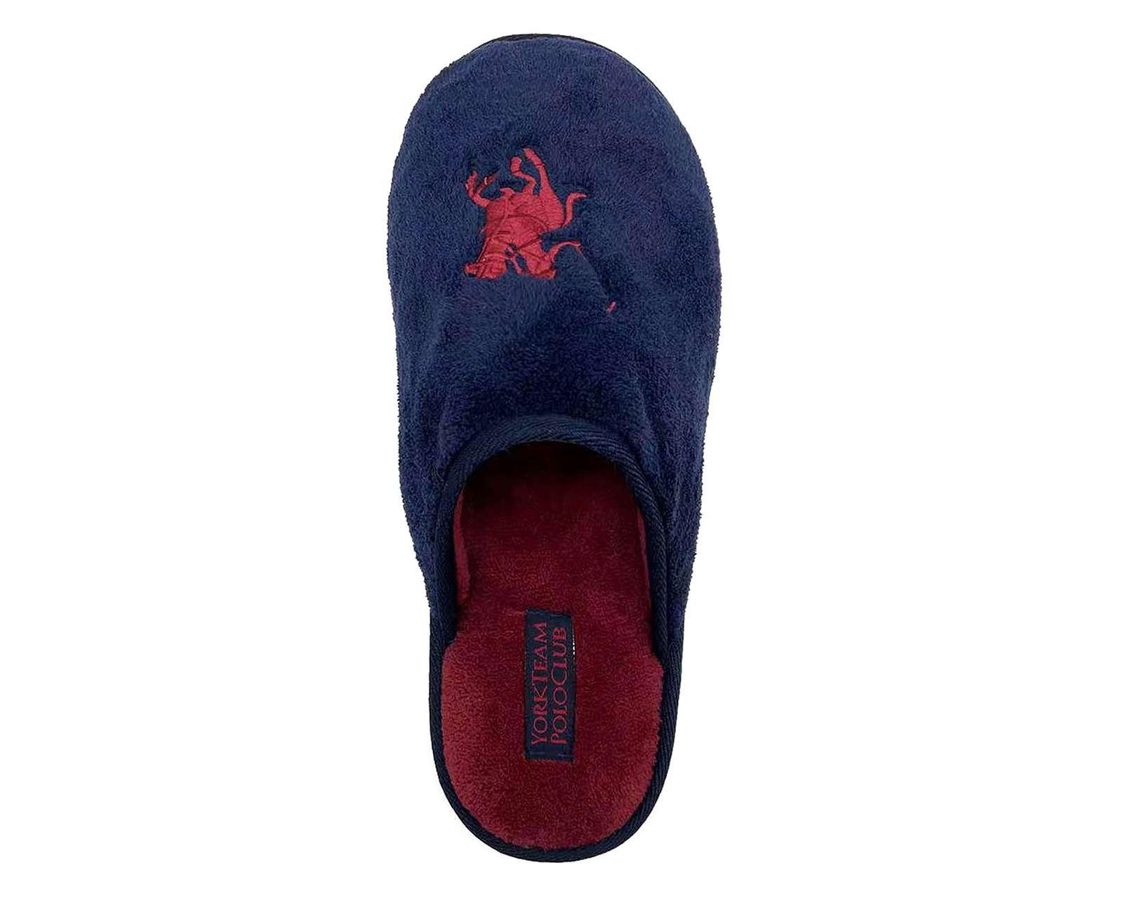 Foto 6 pulgar | Pantuflas York Team Polo Club para Hombre