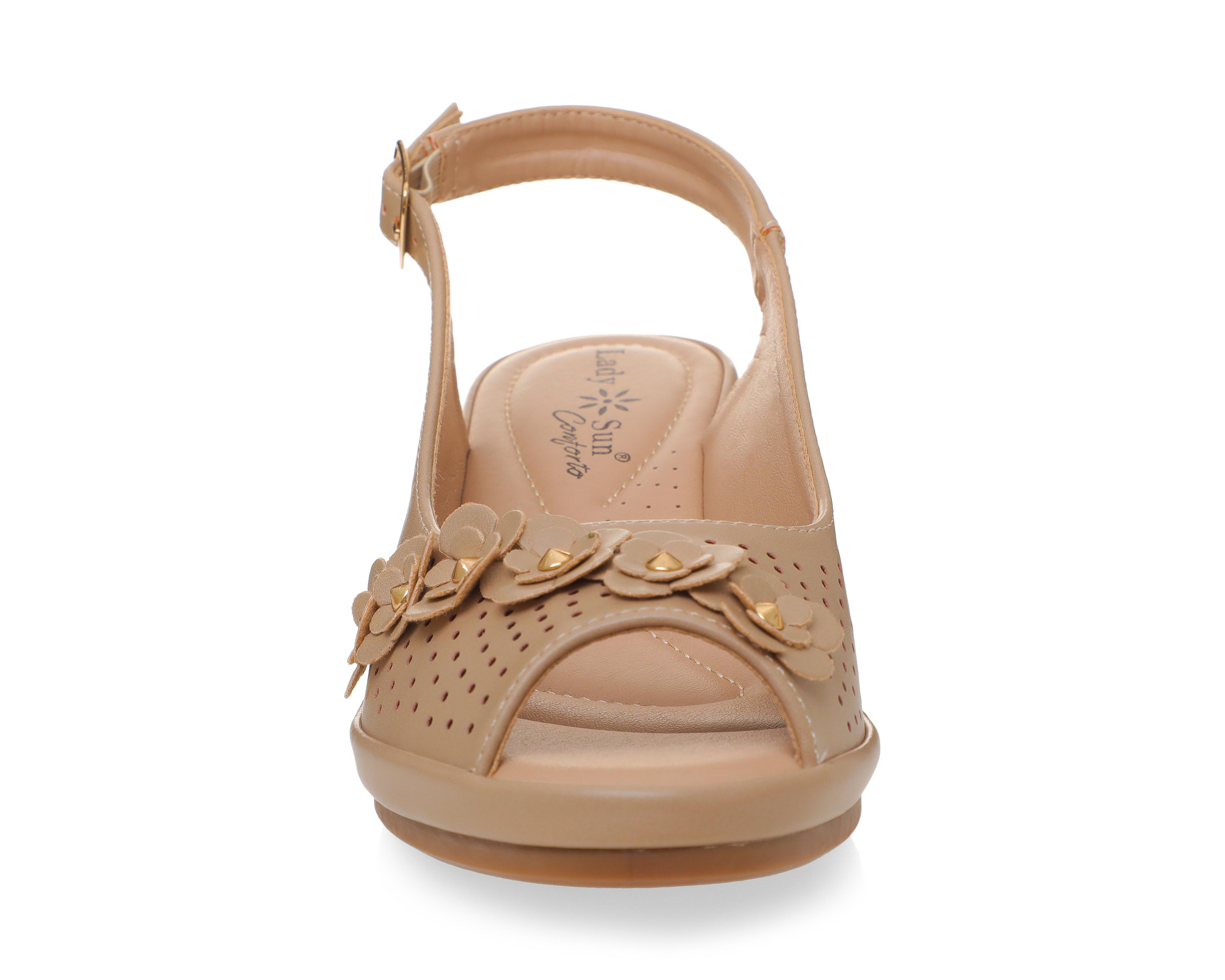 Foto 6 pulgar | Sandalias Confort Lady Sun Conforto para Mujer