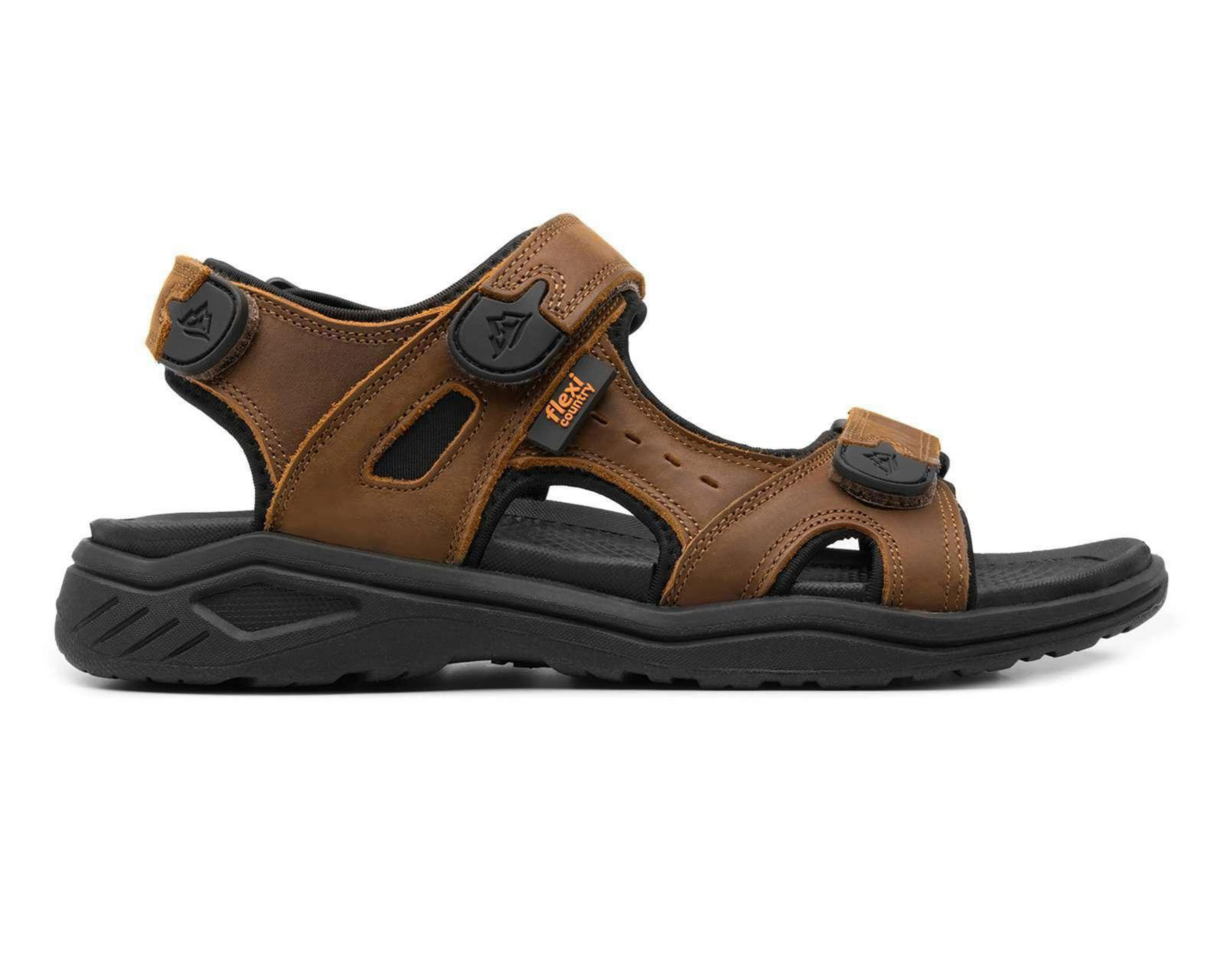 Foto 3 | Sandalias Casuales Flexi de Piel para Hombre