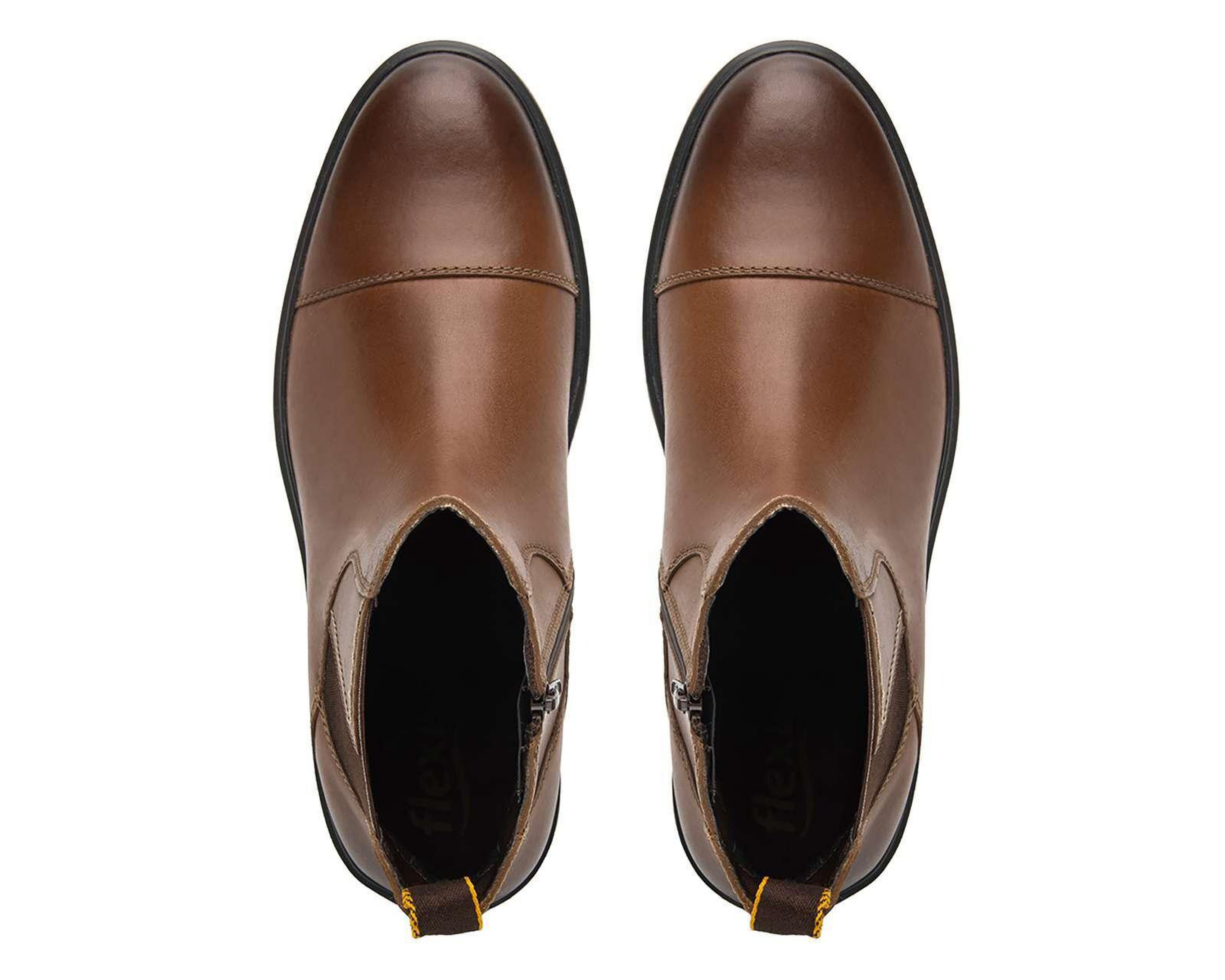 Foto 4 pulgar | Botas Casuales Flexi de Piel para Hombre