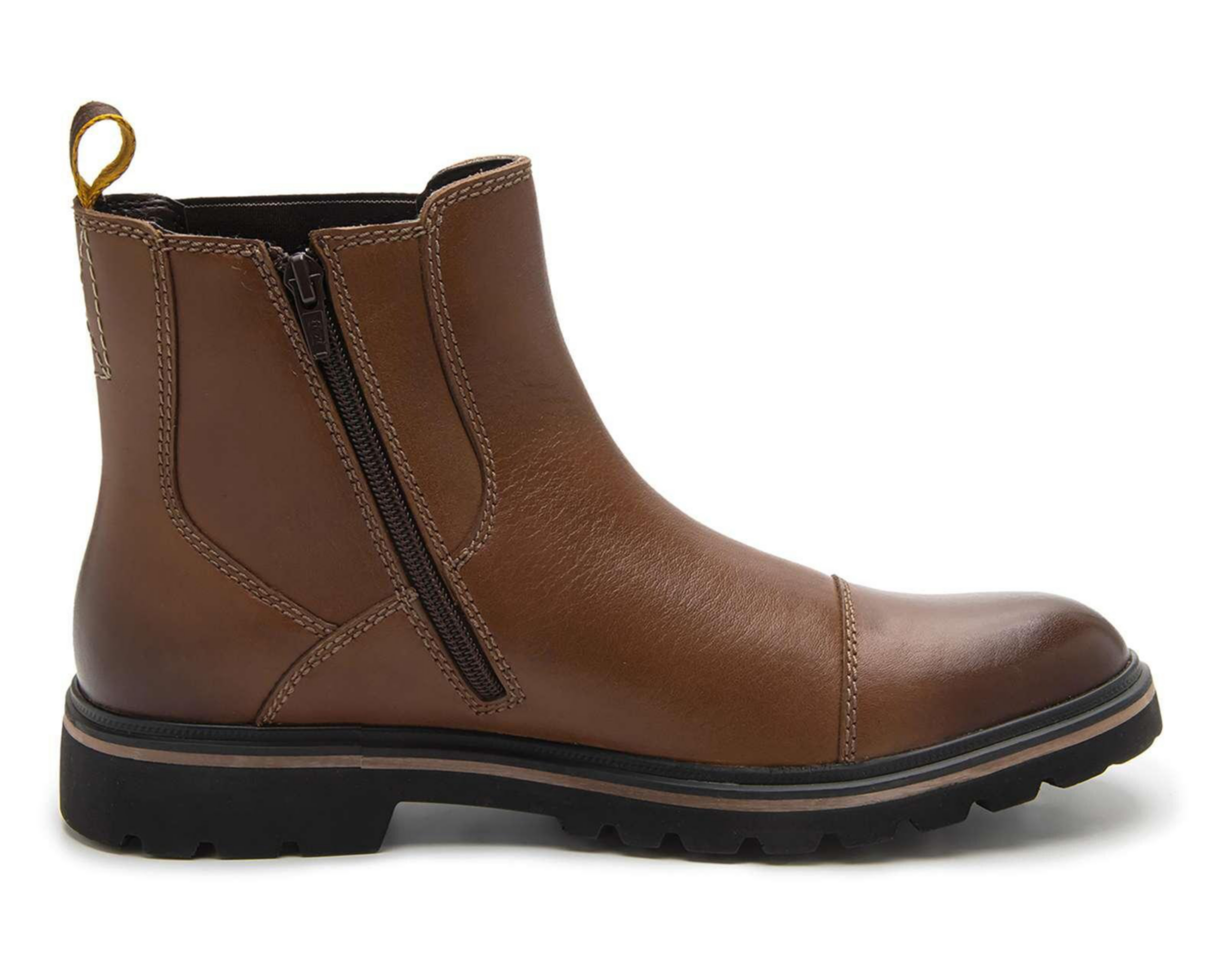 Foto 5 pulgar | Botas Casuales Flexi de Piel para Hombre