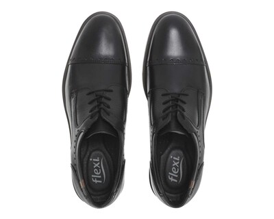 Foto 3 | Zapatos Casuales Flexi de Piel para Hombre