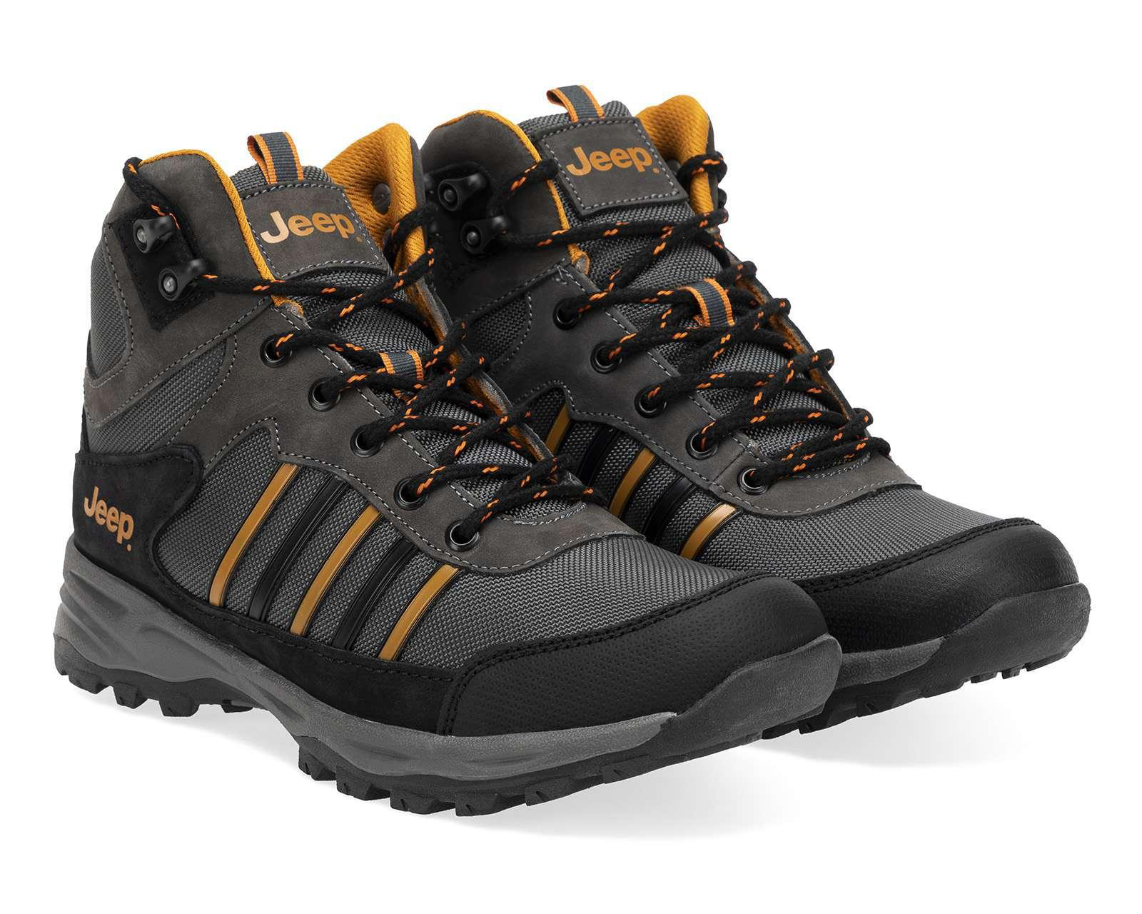 Foto 2 pulgar | Botas Outdoor Jeep de Piel para Hombre