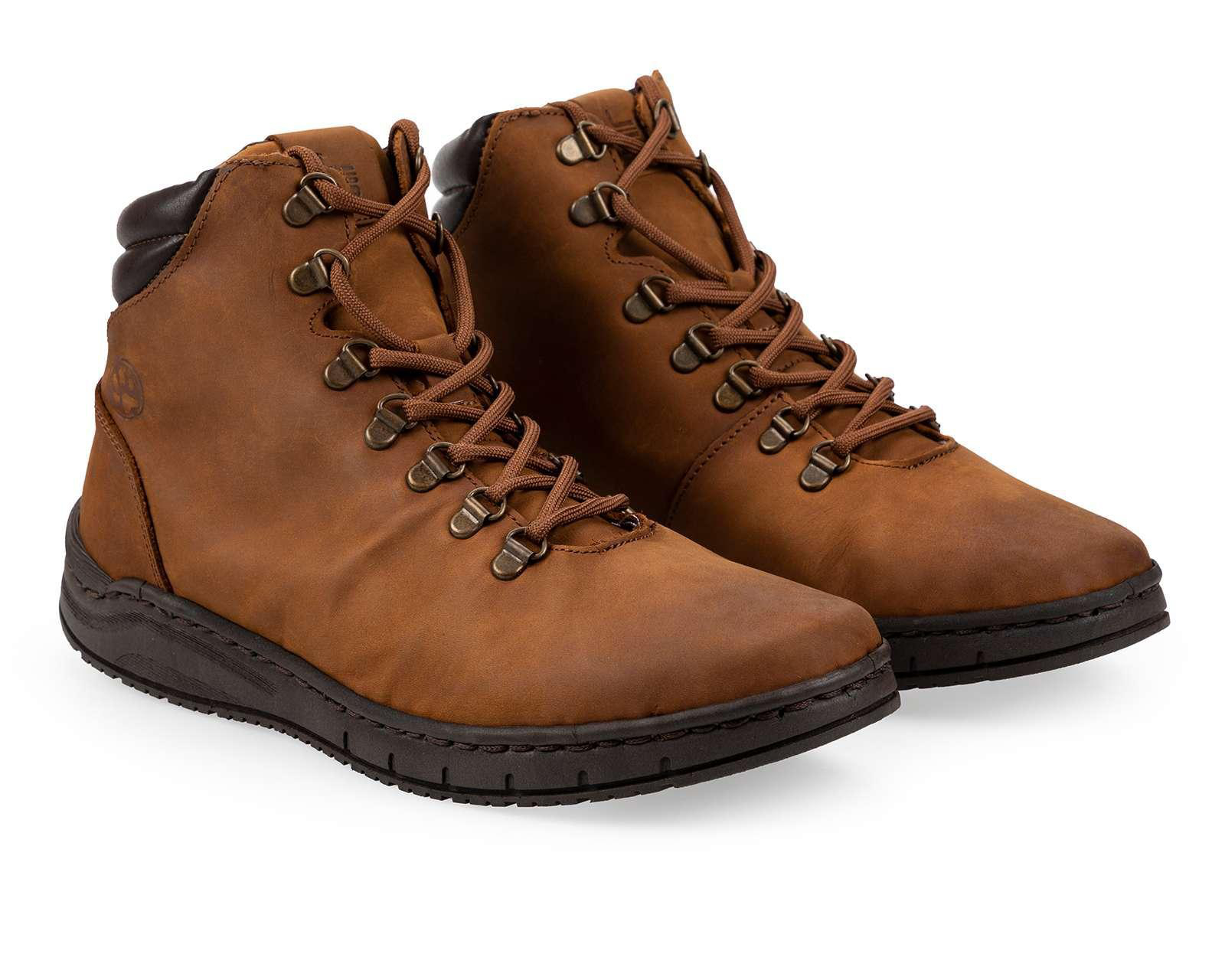 Foto 2 pulgar | Botas Outdoor Lobo Solo de Piel para Hombre