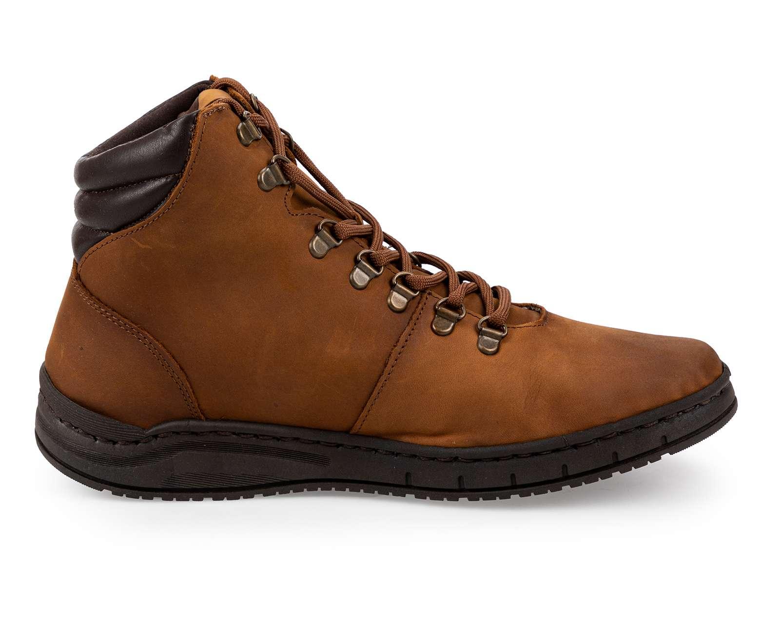 Foto 5 pulgar | Botas Outdoor Lobo Solo de Piel para Hombre