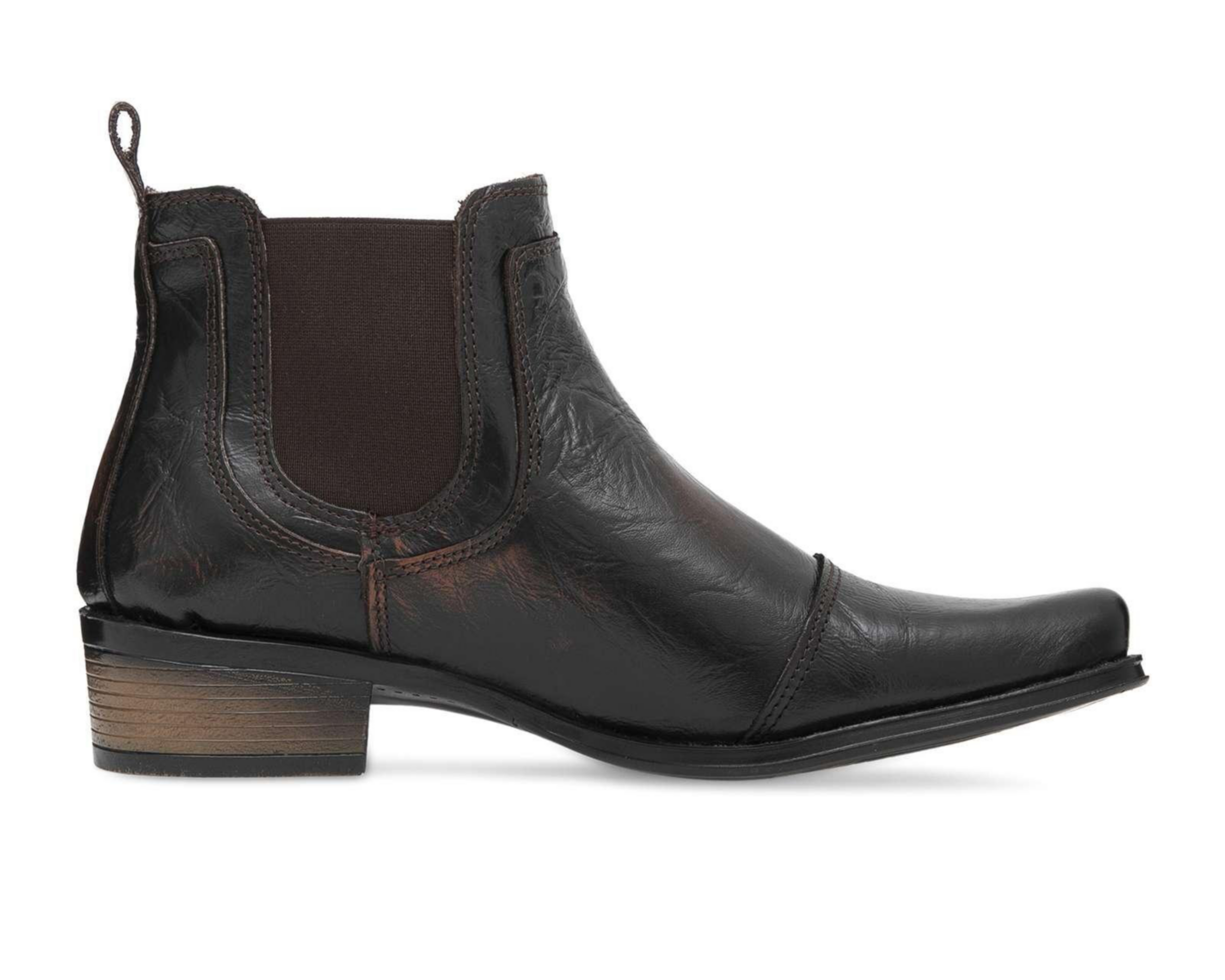 Foto 4 | Botas Vaqueras Navajo de Piel para Hombre