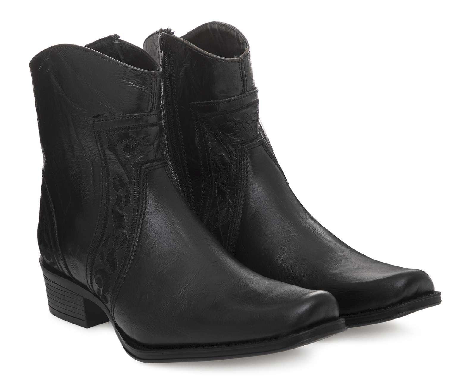 Botas Vaqueras Navajo de Piel para Hombre